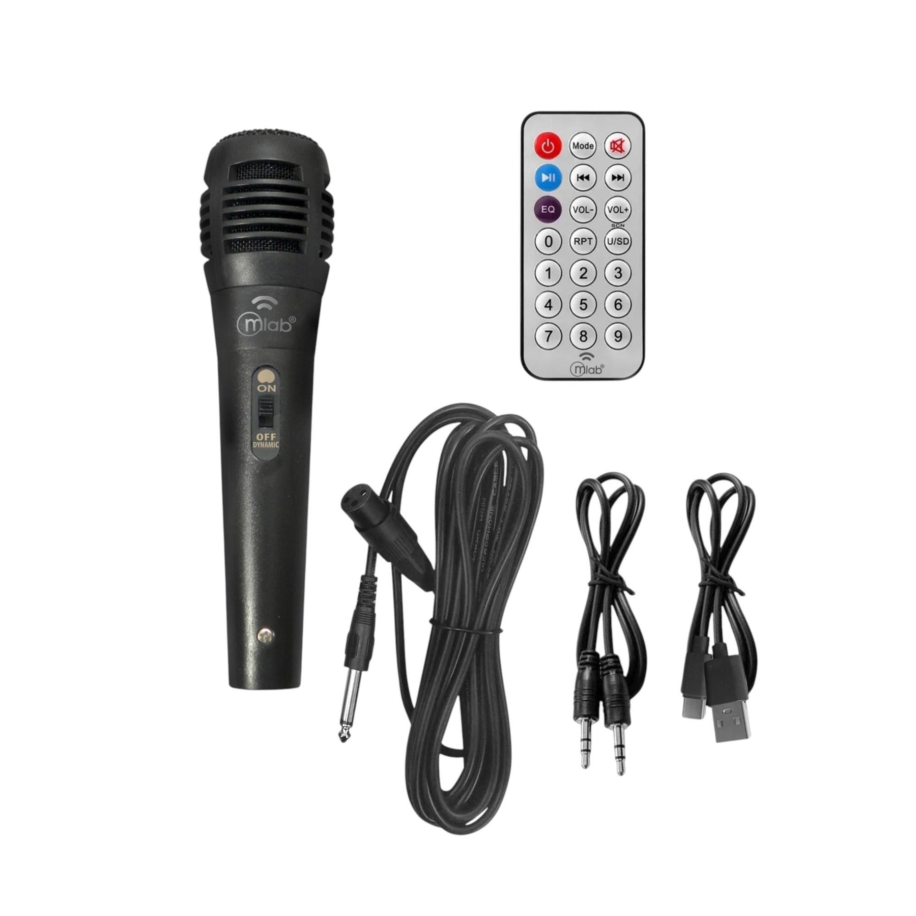 Parlante Bluetooth Flaming Ambiglow 12" RGB (Atril+ Mic) 30W