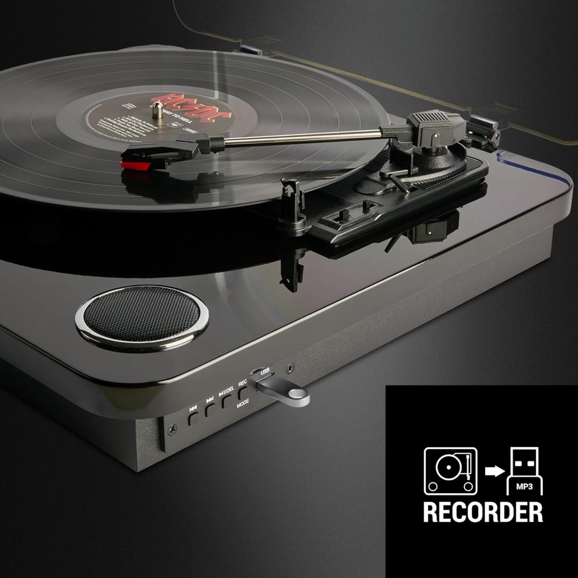 Toca Discos de Vinilo Energy Sistem BlackSpin Bluetooth 10W