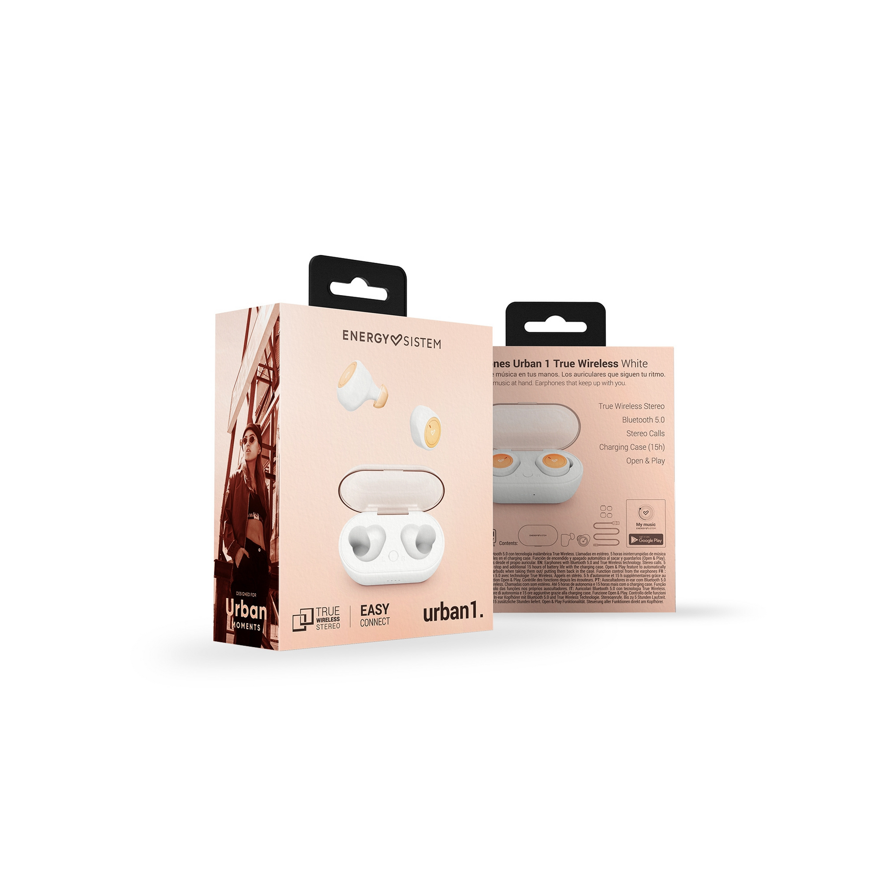 Audífonos Energy Sistem Urban 1 TWS White 20 Horas 449774