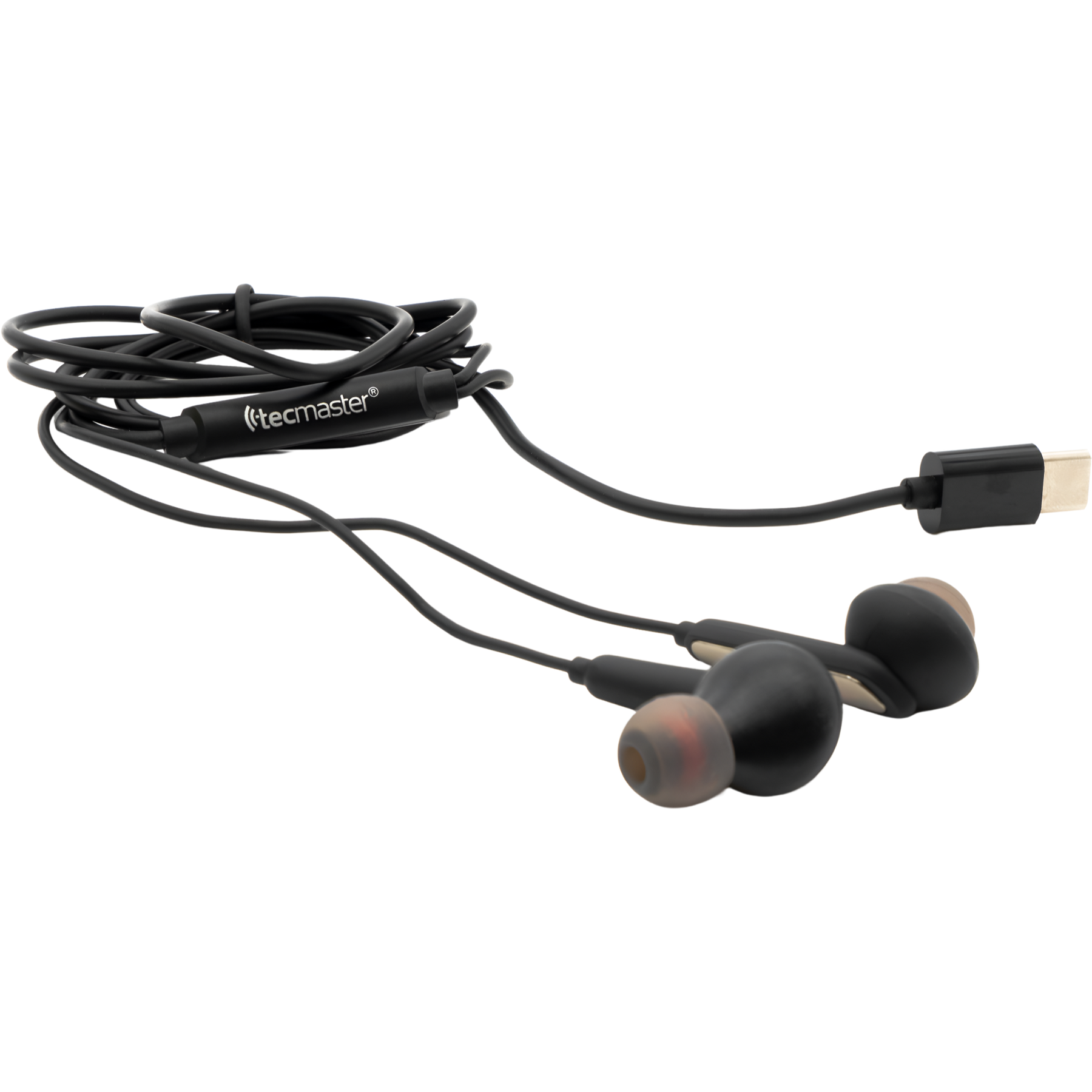 Audífonos Type-C con Manos Libre HIFI Tecmaster TM-300517 BK