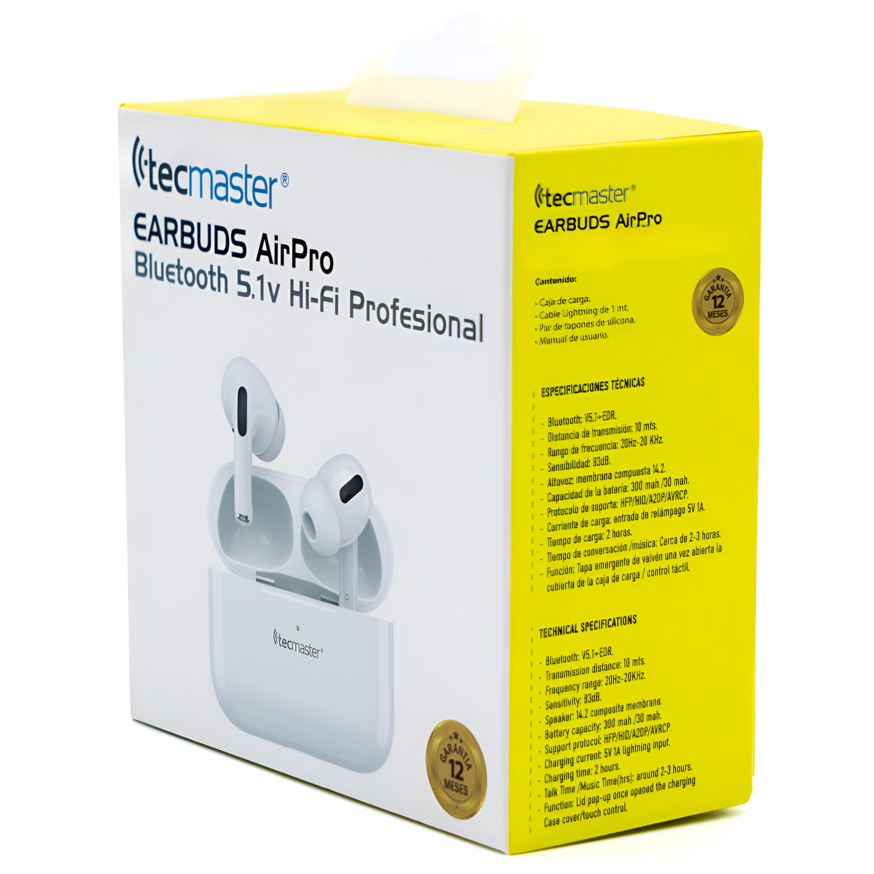 Audífono Earbuds Bluetooth Touch Wireless TWS HIFI TM-300512