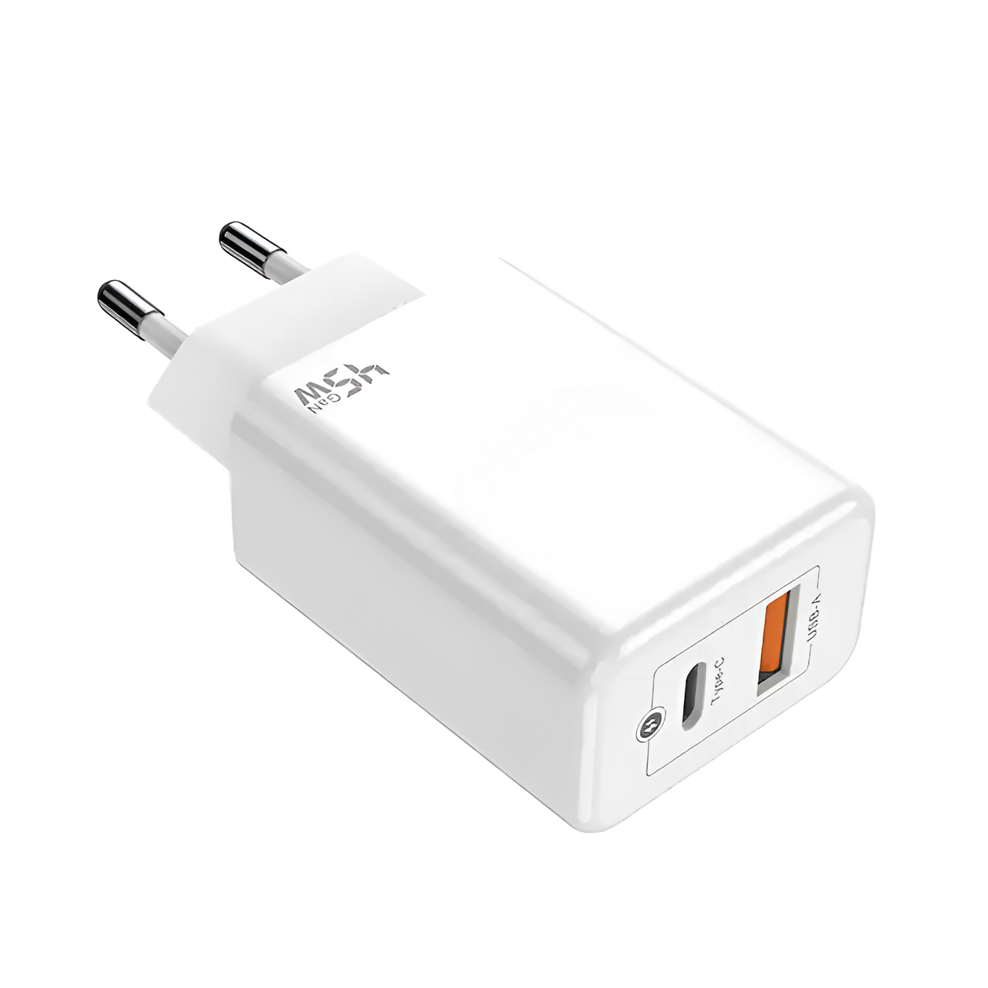 Cargador Pared 45W GAN PD Type-C + USB Tecmaster SEC 200540