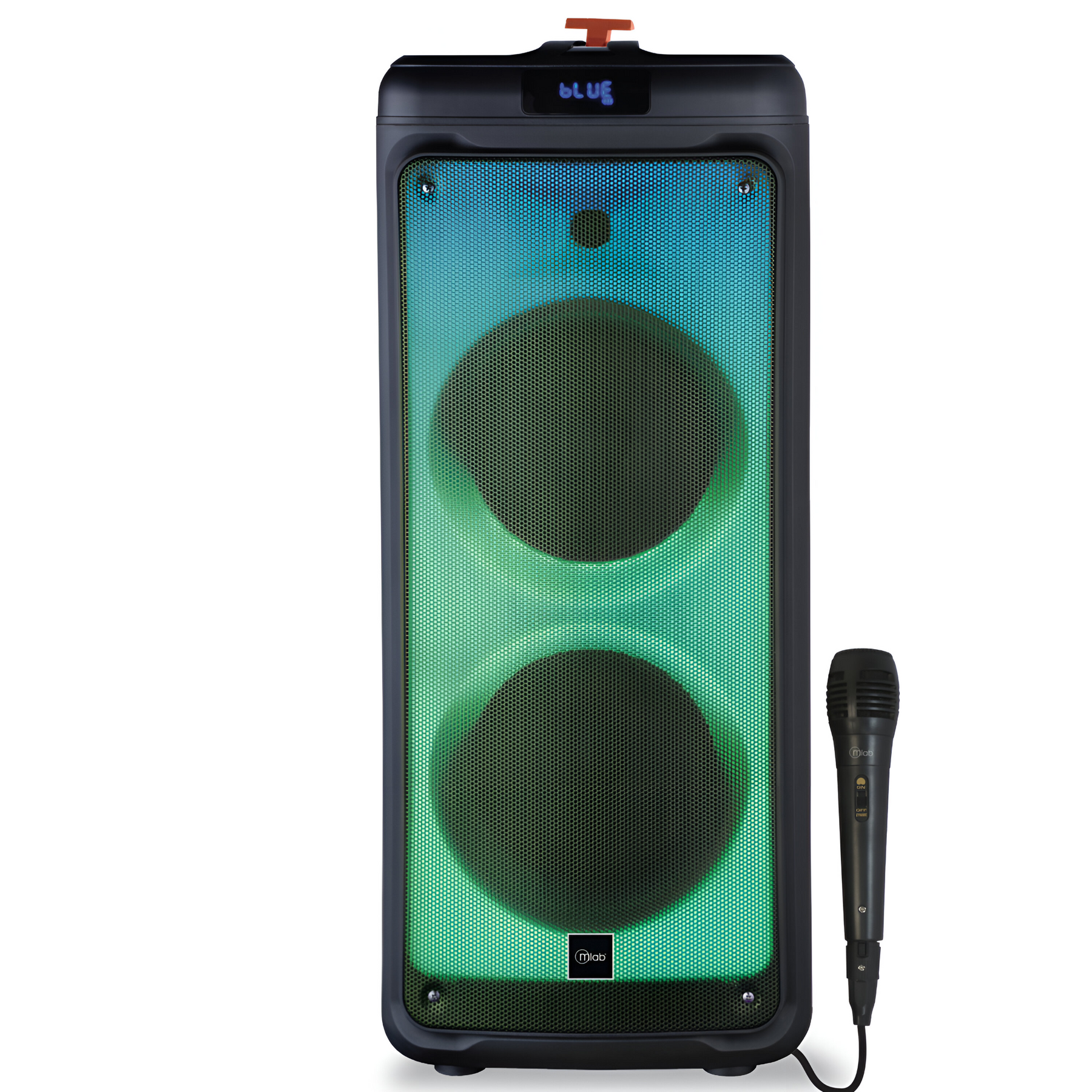 Parlante Portátil Karaoke RGB + MIC MicroLab 9105 8000W PMPO