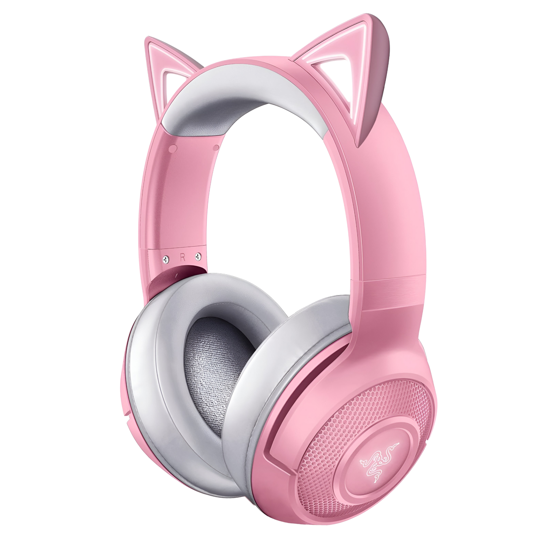 Audifonos Razer Rosado Kraken Bluetooth Kitty Gamer Edition