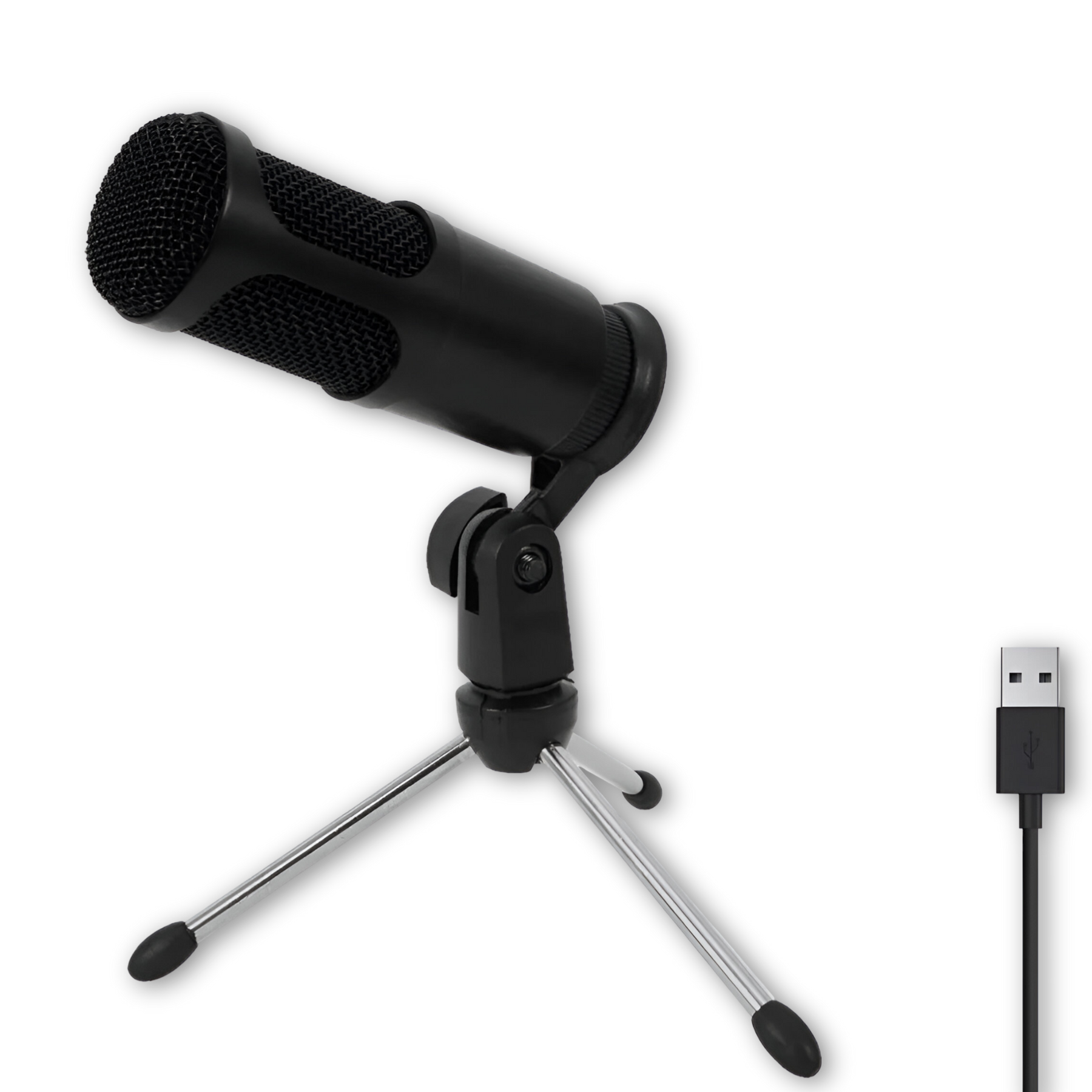 Micrófono Streaming USB Condensador de Estudio C/ Trípode