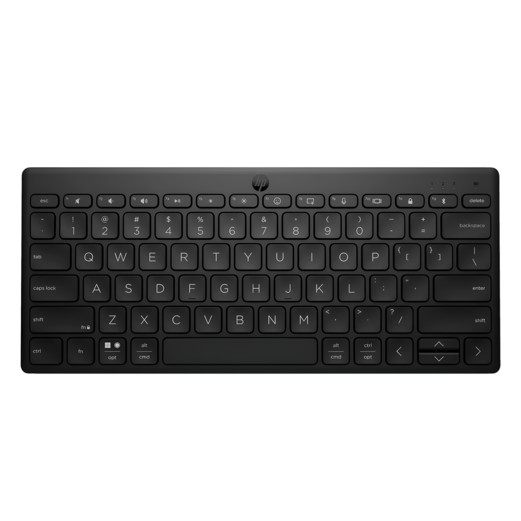 Teclado Inalámbrico Bluetooth HP 350 Flat Keys Black Pack