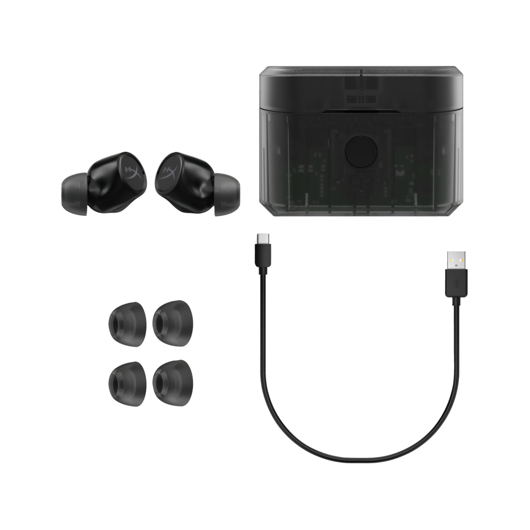 Audifonos HyperX In Ear Cirro Buds Pro TWS Black Edition