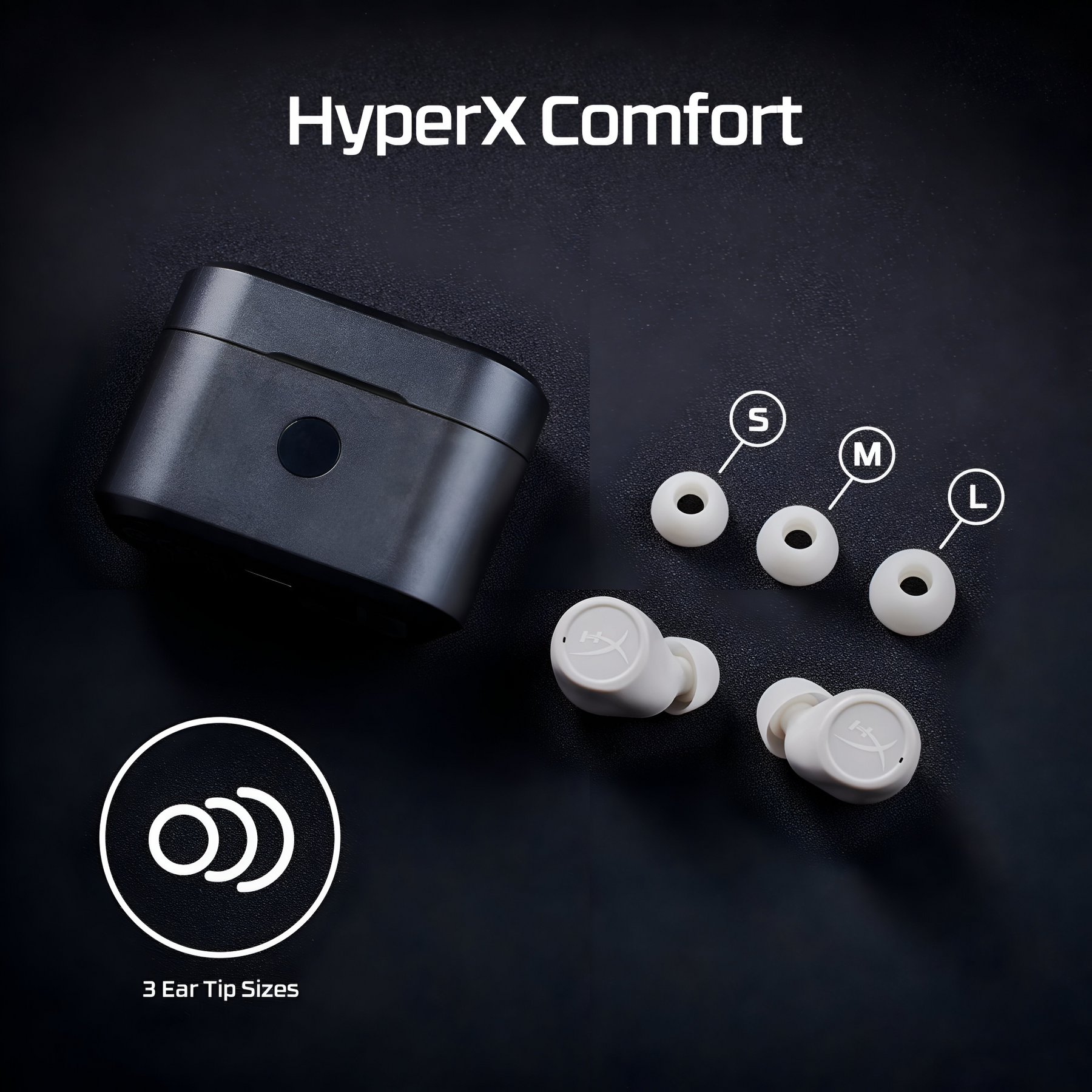 Audifonos HyperX In Ear Cirro Buds Pro TWS Black Edition