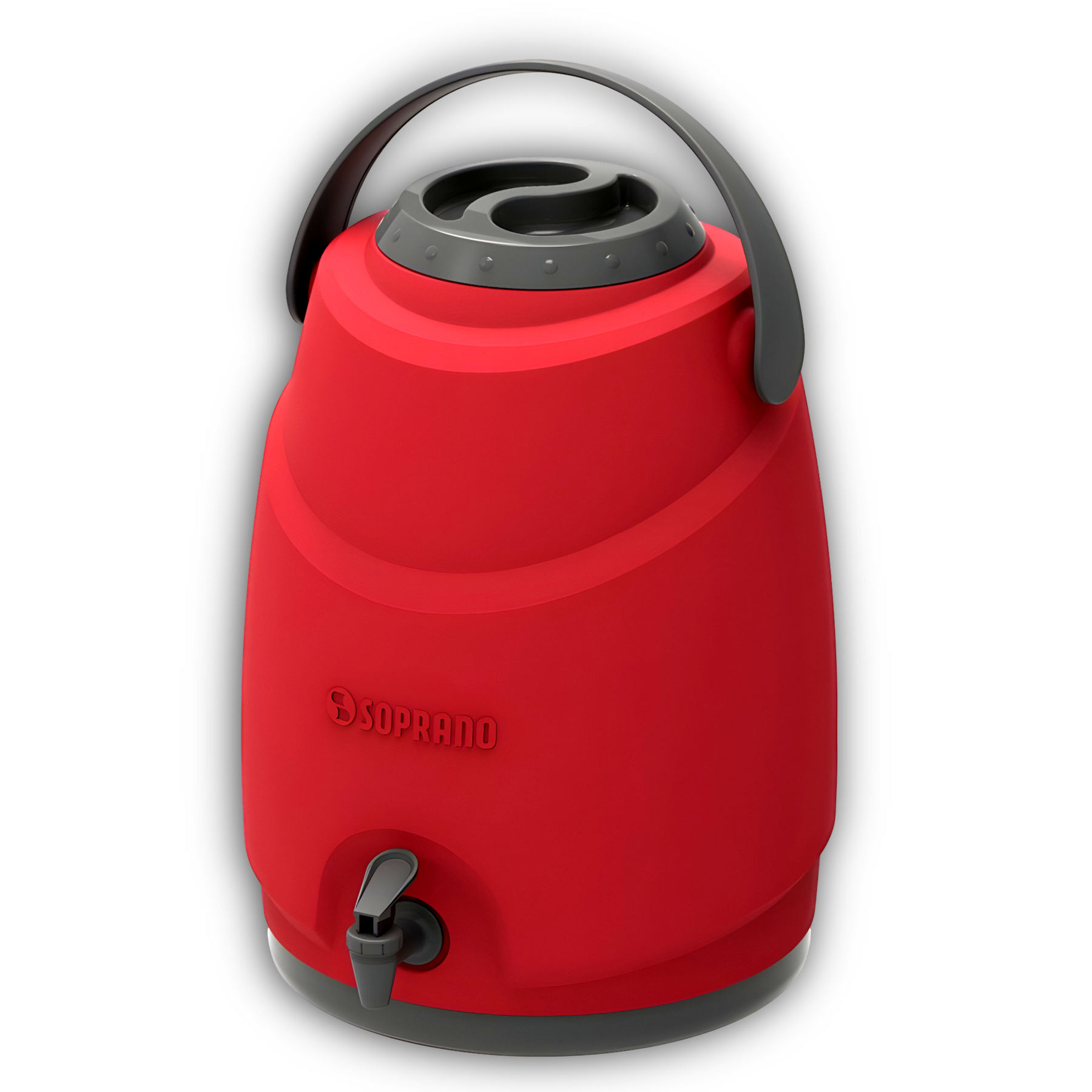 Maxi Termo 12 Litros Soprano Rojo para Agua Fria y Caliente