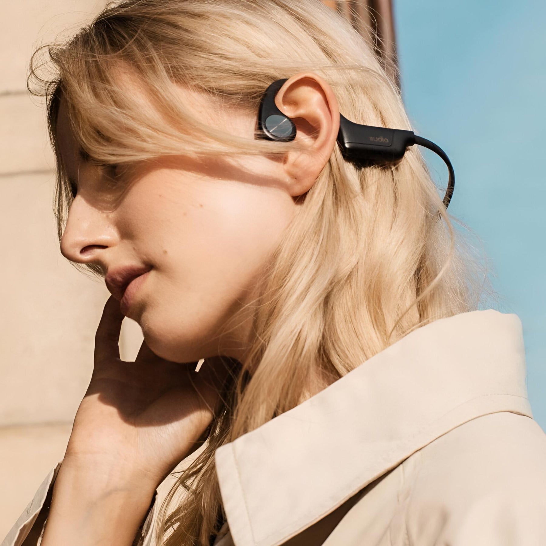 Audífonos Premium Sudio B2 Conducción Osea Bluetooth Black