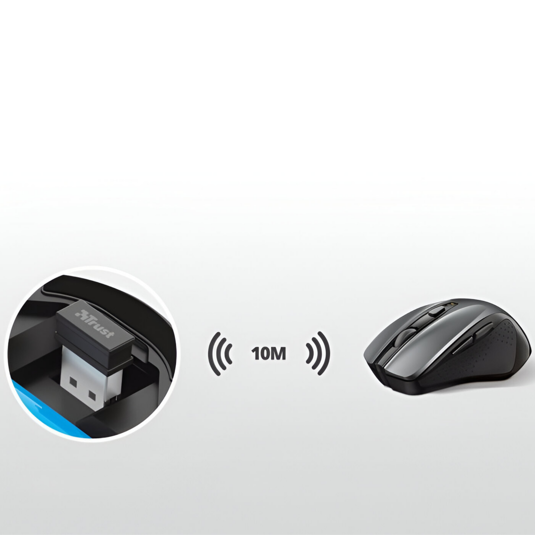 Mouse Trust Nito Wireless Ergonomic Enterprise Black Edition