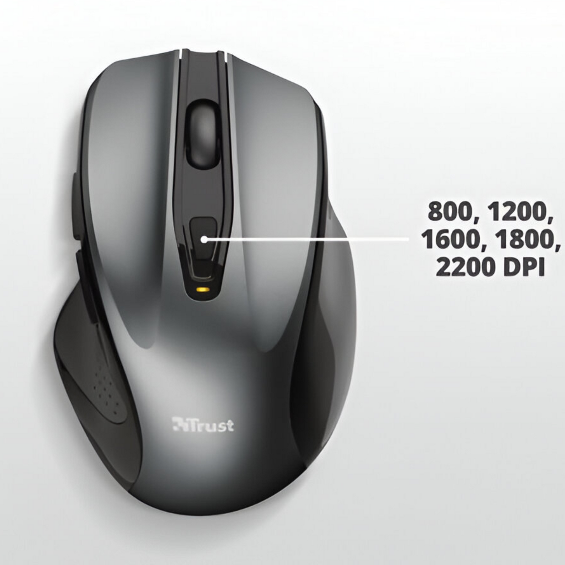 Mouse Trust Nito Wireless Ergonomic Enterprise Black Edition