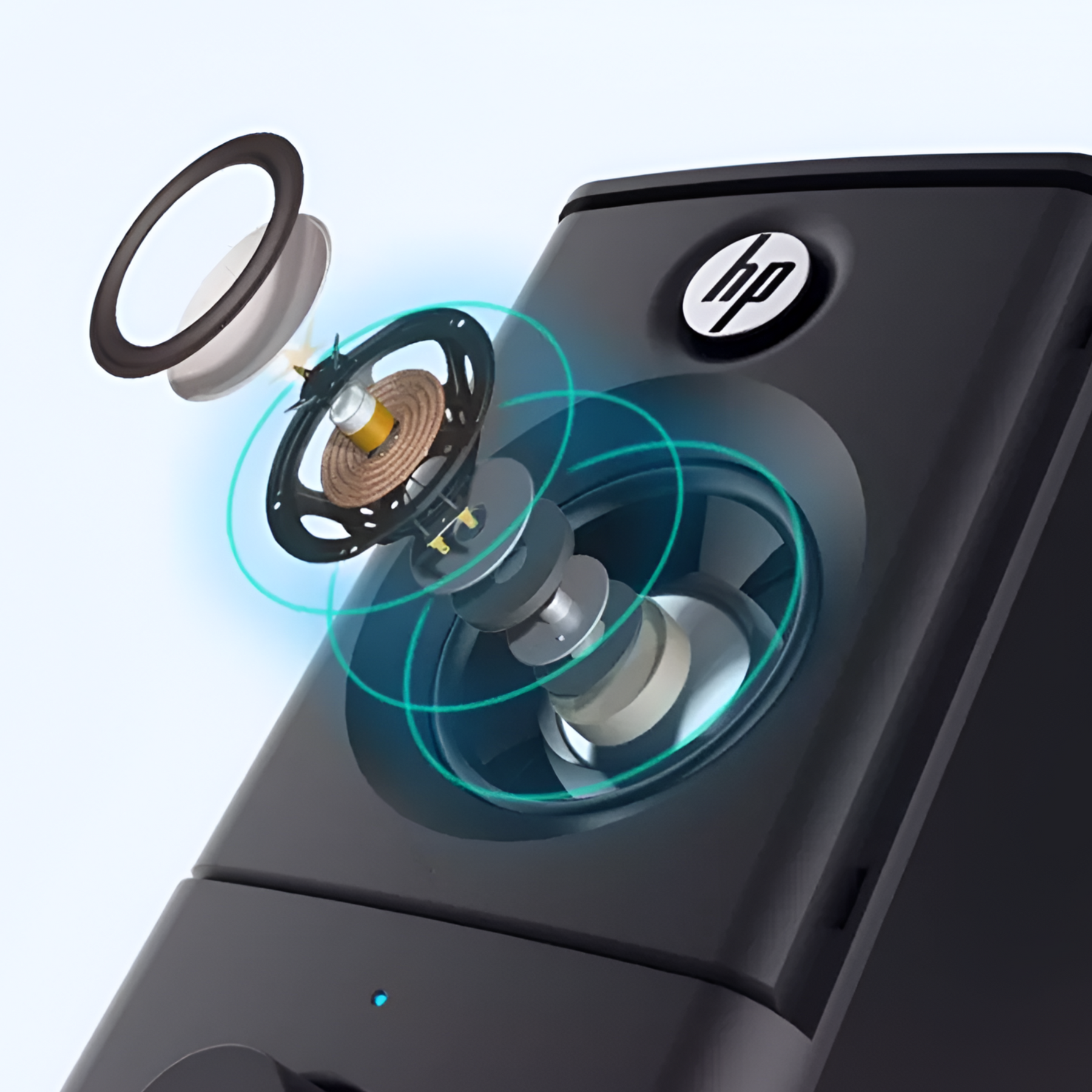 Parlantes De Escritorio USB HP 12W Multimedia DHS-2101Black