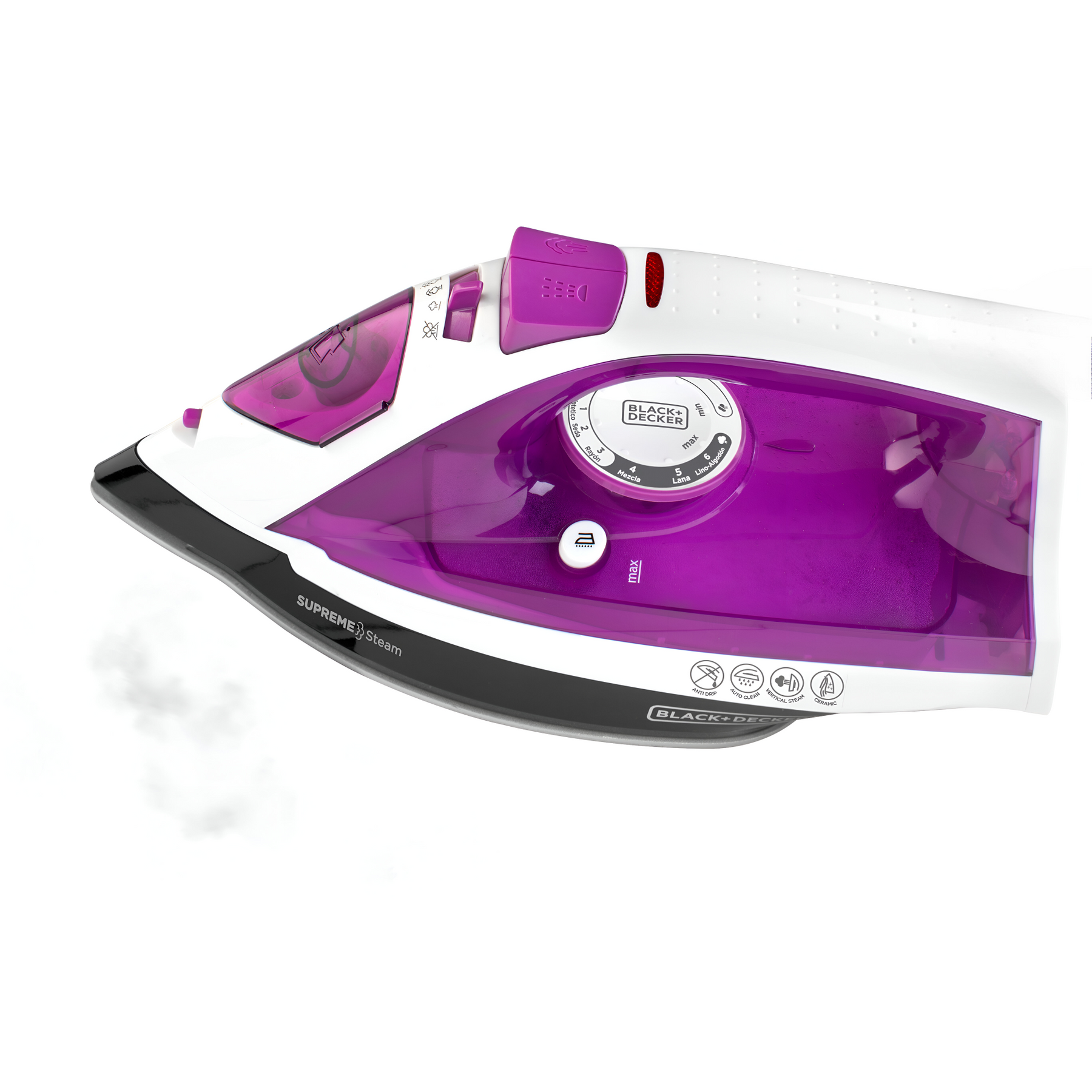 Plancha de Ropa con Vaporizador Ceramic Pro B+D IR23960