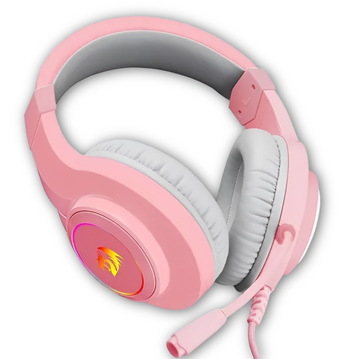 Audífonos Gamer Rosados Multiplataforma Redragon Hylas H260P