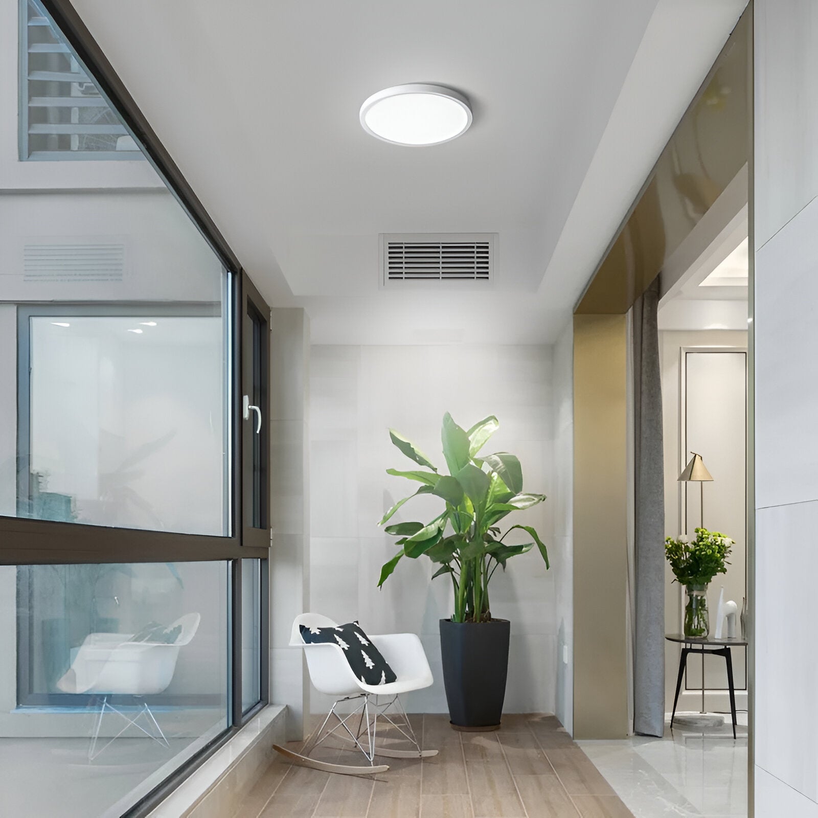 Plafon LED Sobrepuesto Logic 18W Luz Fria Blacklight 1440LM
