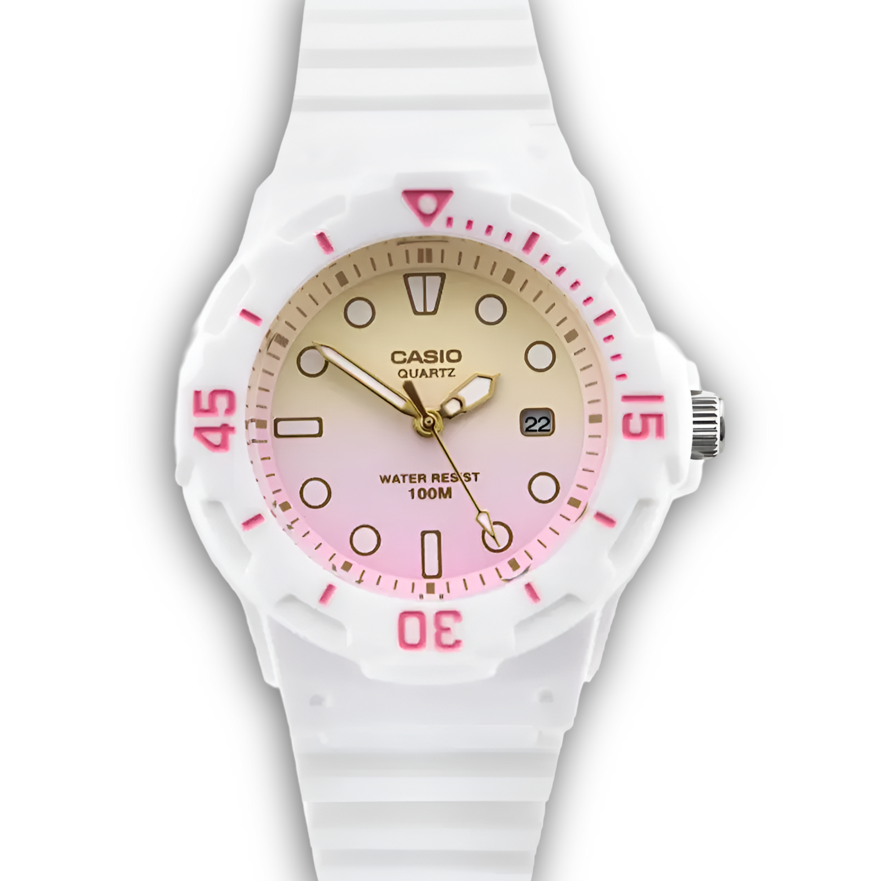 Reloj Casio de Niña / Mujer Lrw-200H-4E2Vdr Blanco / Rosado