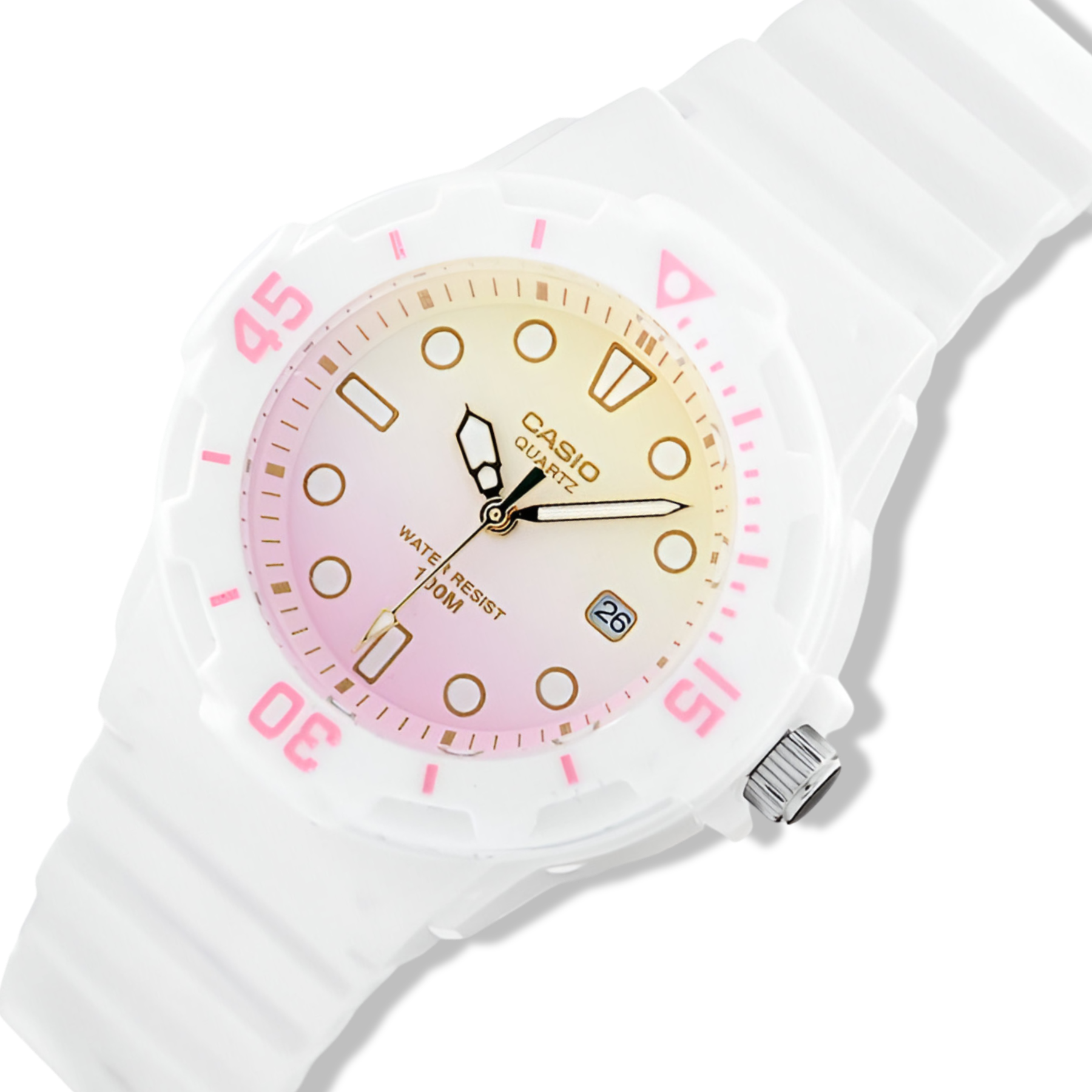 Reloj Casio de Niña / Mujer Lrw-200H-4E2Vdr Blanco / Rosado