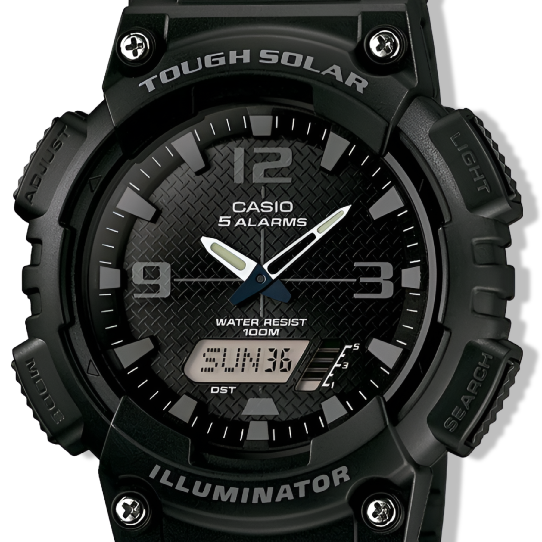 Reloj Casio Solar de Hombre AQ-S810W-1A2VDF Sport Line Black