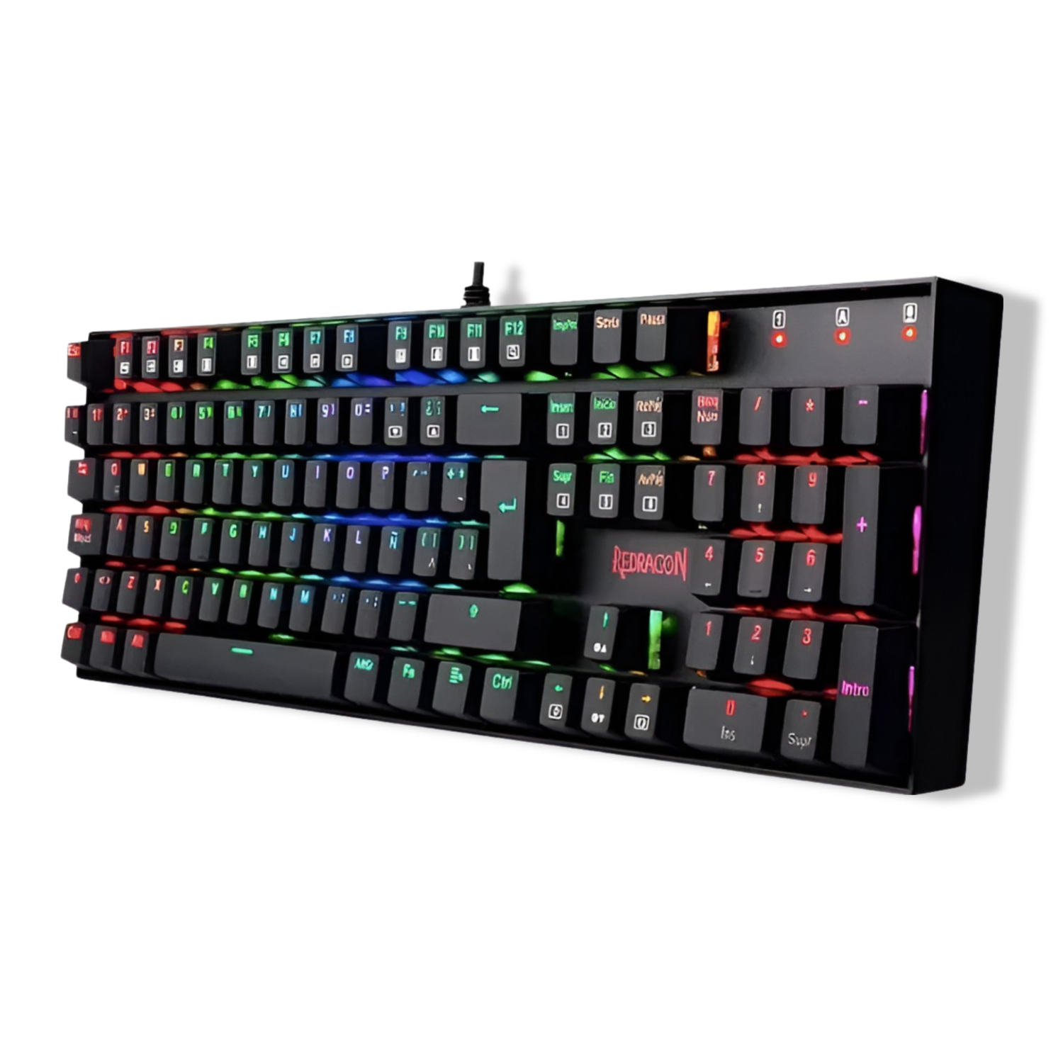 Teclado Gamer Mecanico Redragon Mitra Black RGB K551RGB
