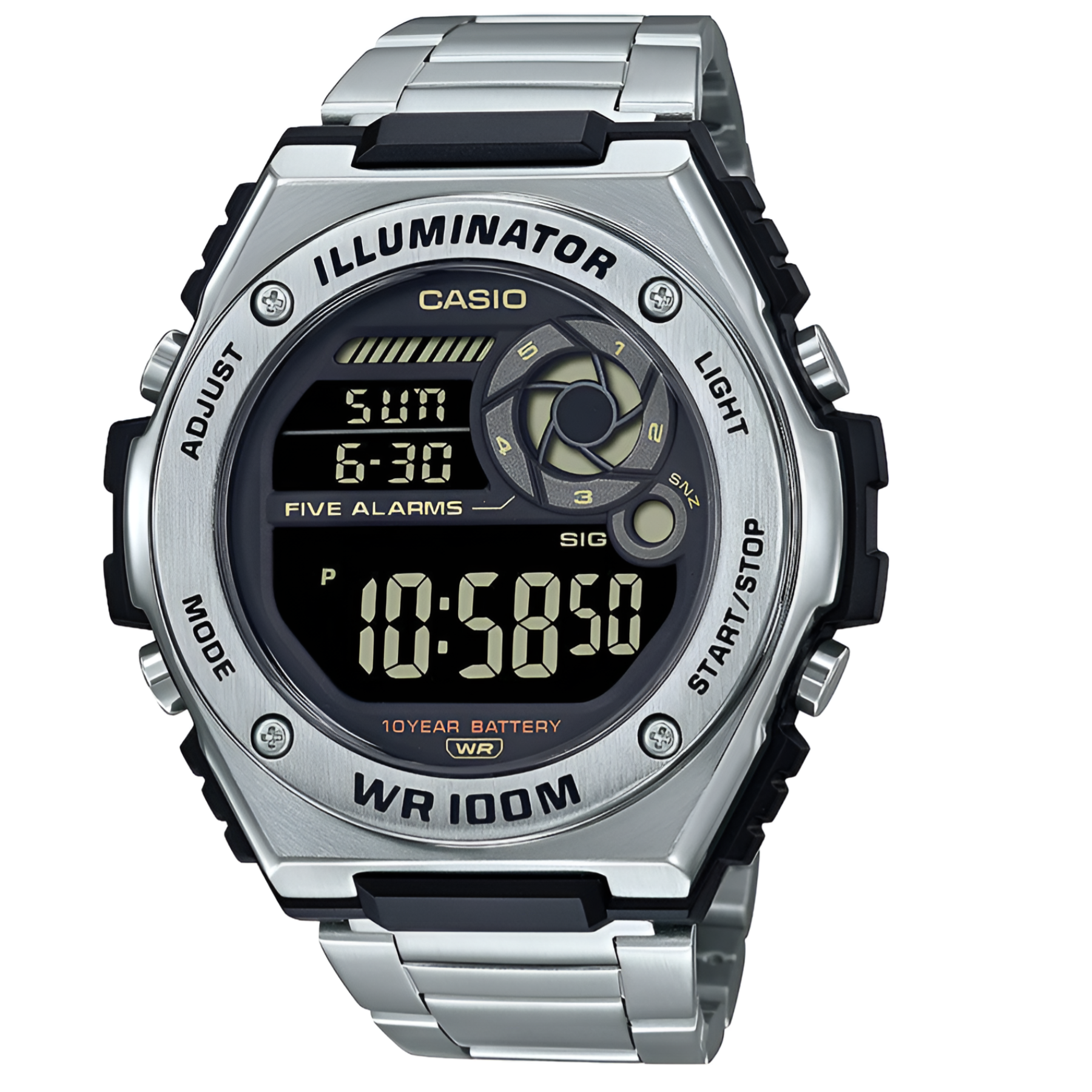 Reloj Casio de Hombre MWD-100H-1BVDF Sport Wear Dark