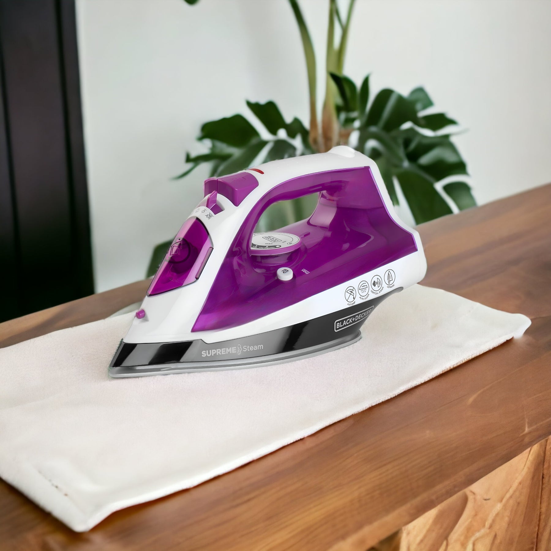 Plancha de Ropa con Vaporizador Ceramic Pro B+D IR23960