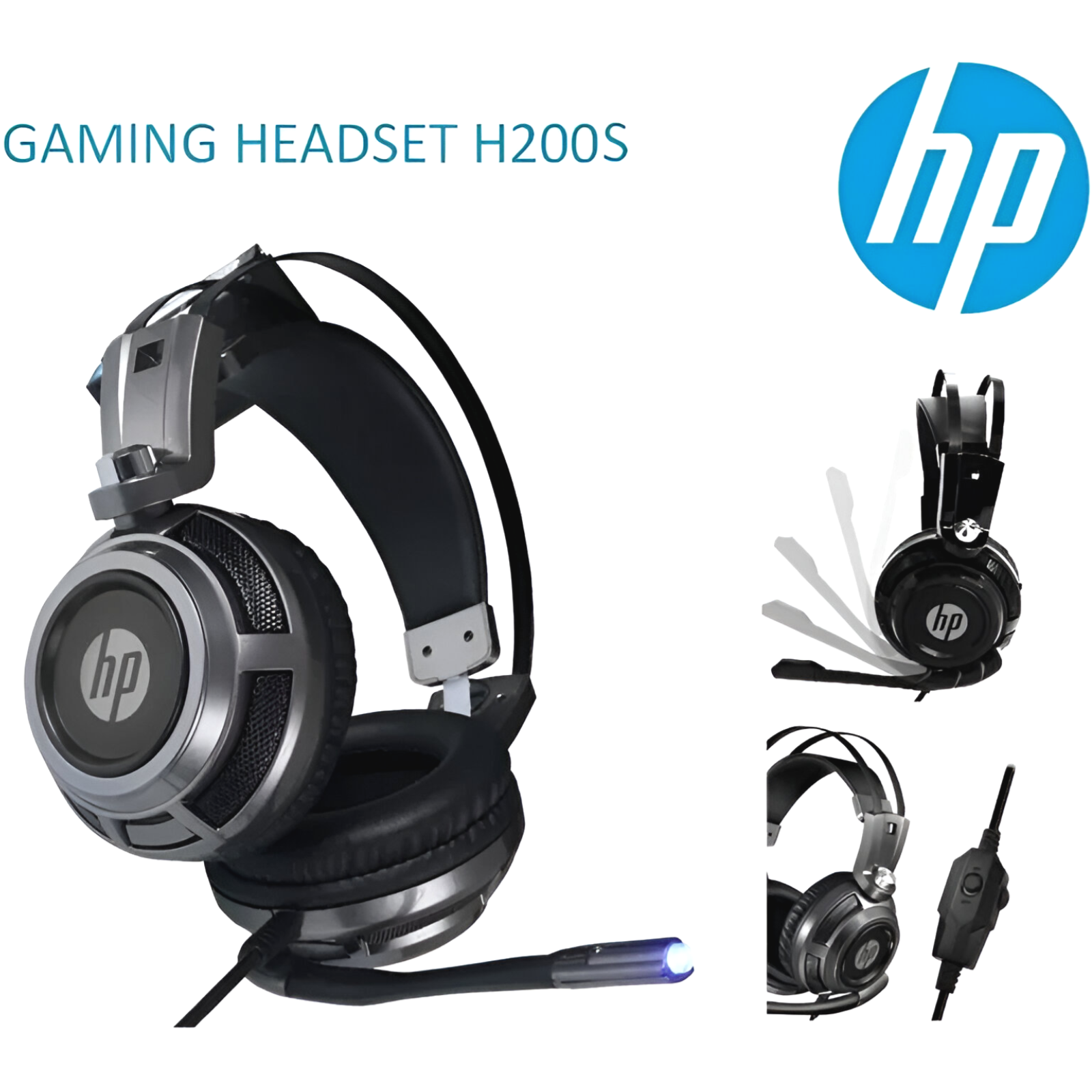 Audífonos Gamer HP Multiplataformas 3.5mm H200s XBOX-PC-PS