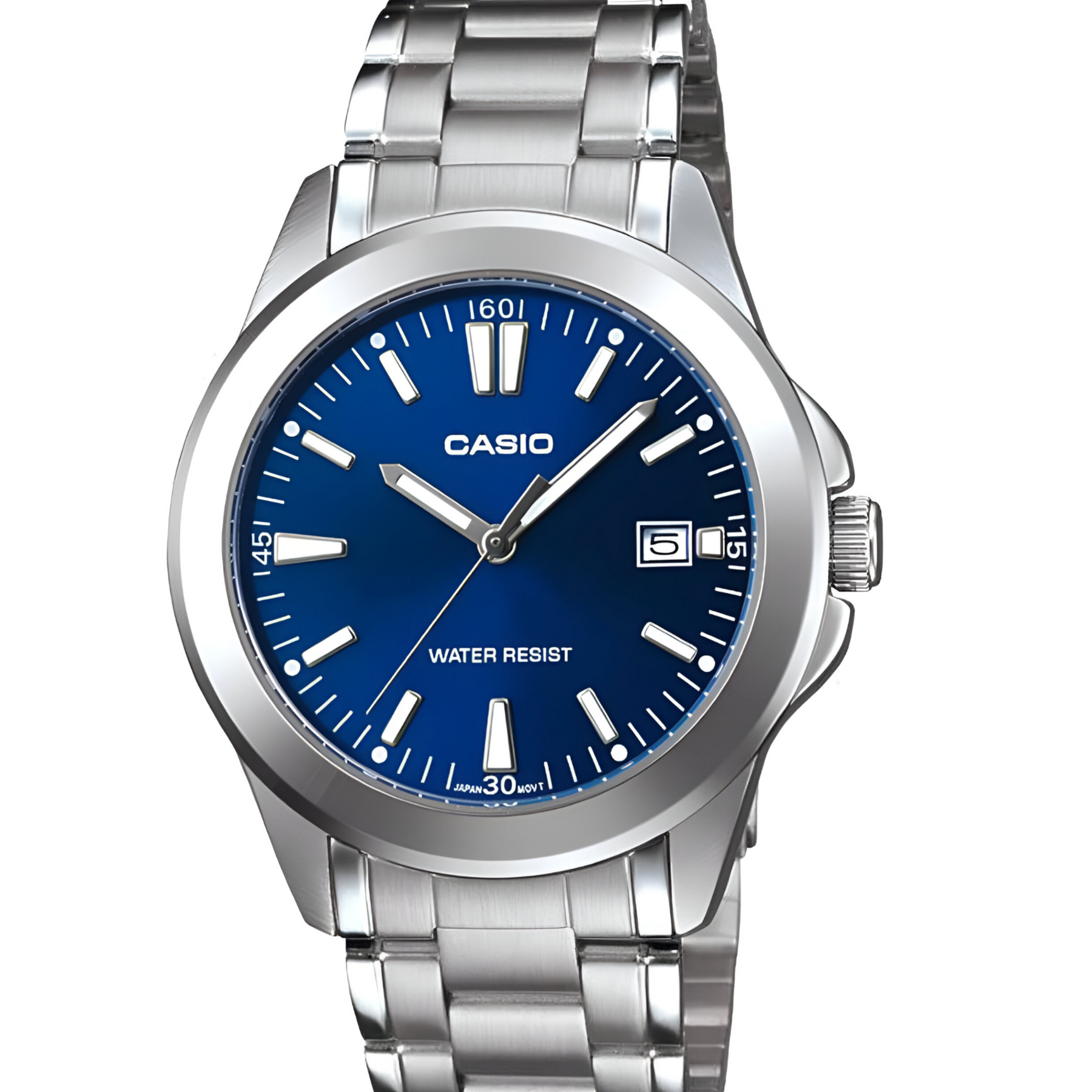 Reloj de Mujer Casio Silver Blue Ltp-1215A-2A2Df