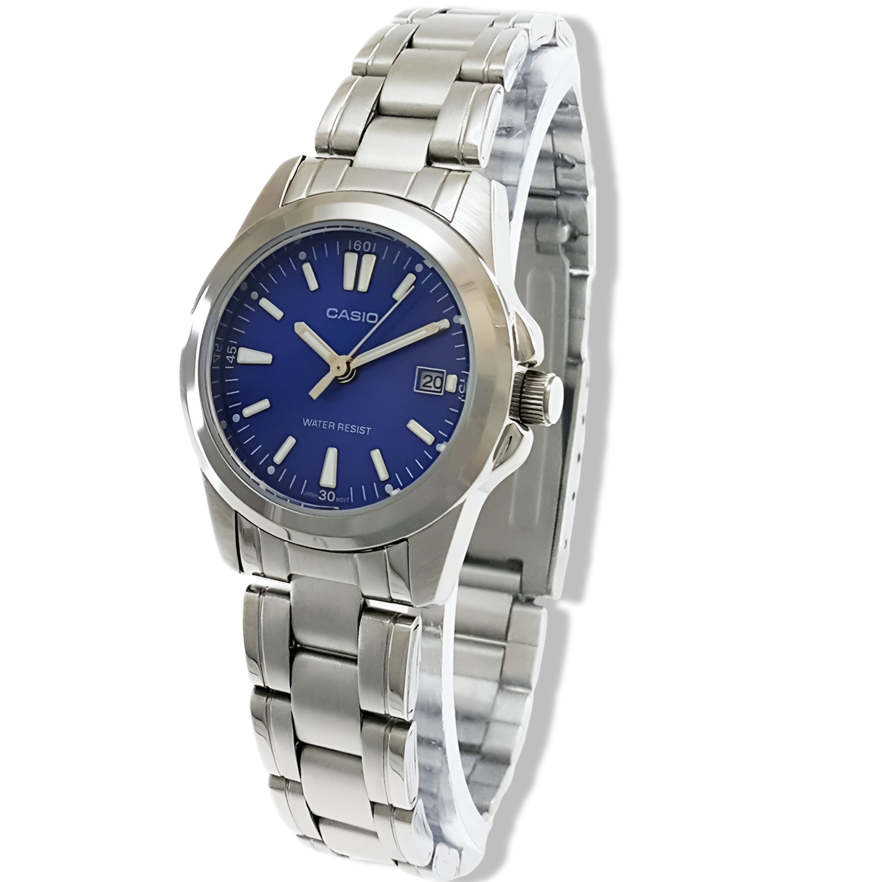 Reloj de Mujer Casio Silver Blue Ltp-1215A-2A2Df