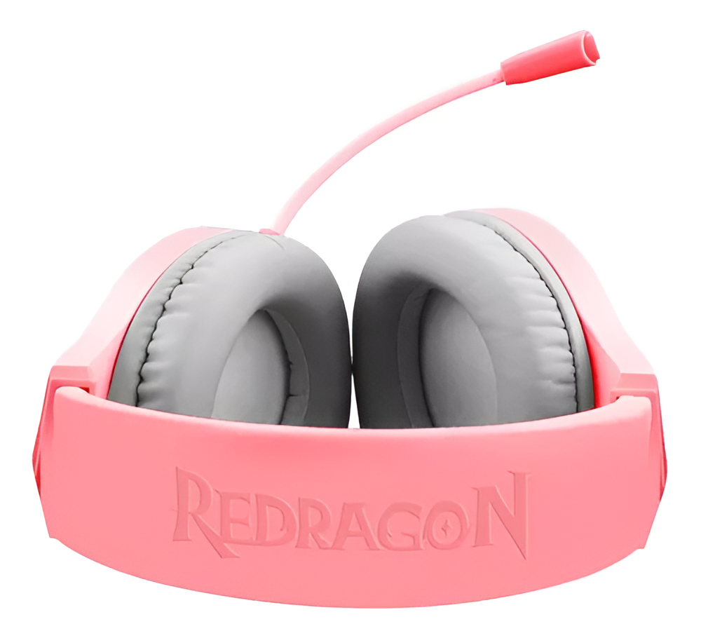 Audífonos Gamer Rosados Multiplataforma Redragon Hylas H260P