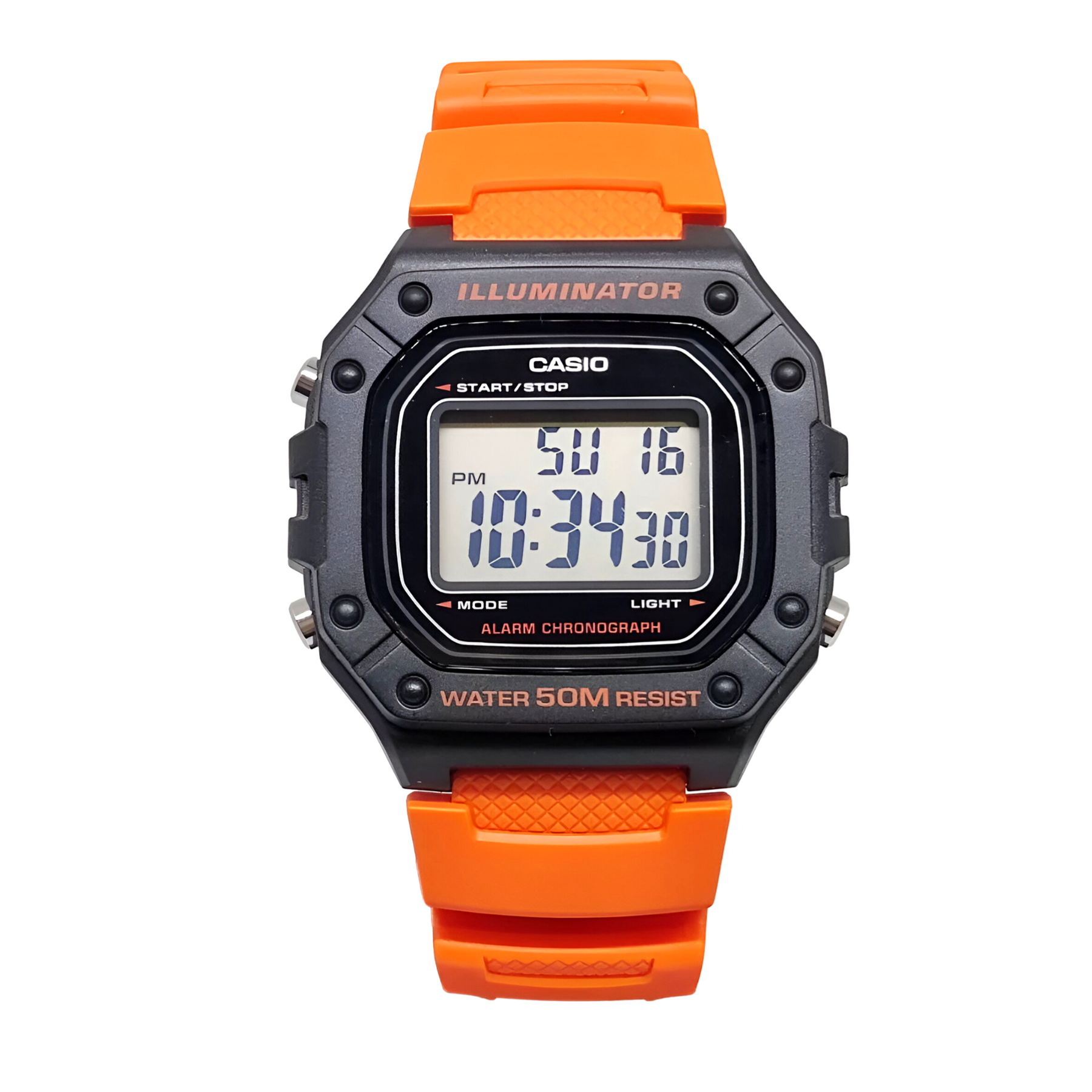 Reloj Casio Hombre W-218H-4B2VDF Orange Edition