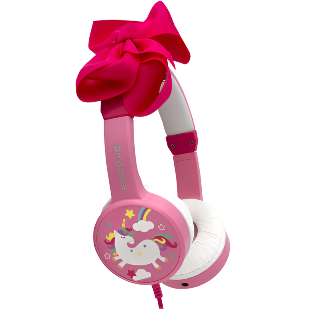 Audífonos de Unicornio para Niña Rosados Monster Ck02P