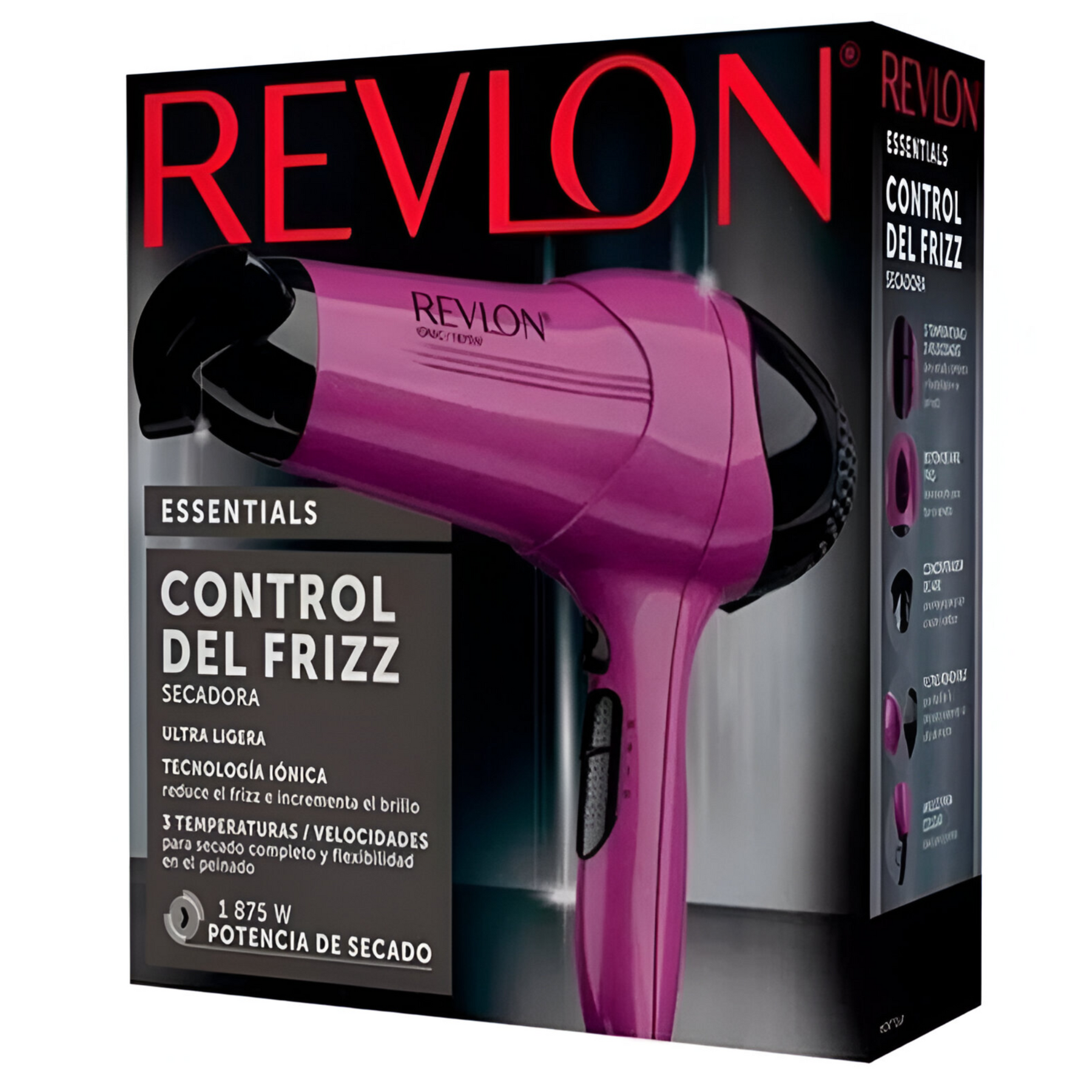 Secador de Cabello Revlon Ionic Pro 2000W - DR773PLA2 Morado