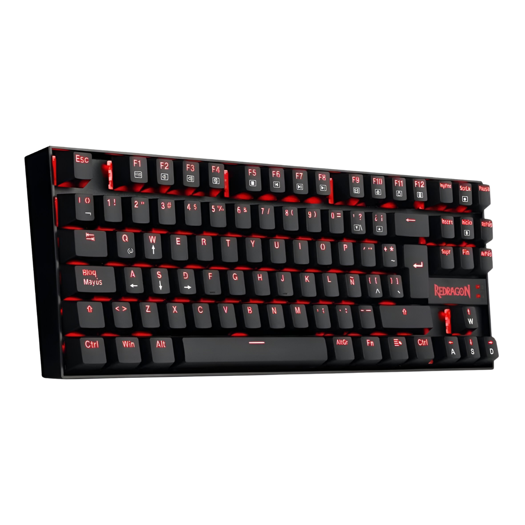 Teclado Mecánico Redragon Kumara K552-SP Red Light Edition