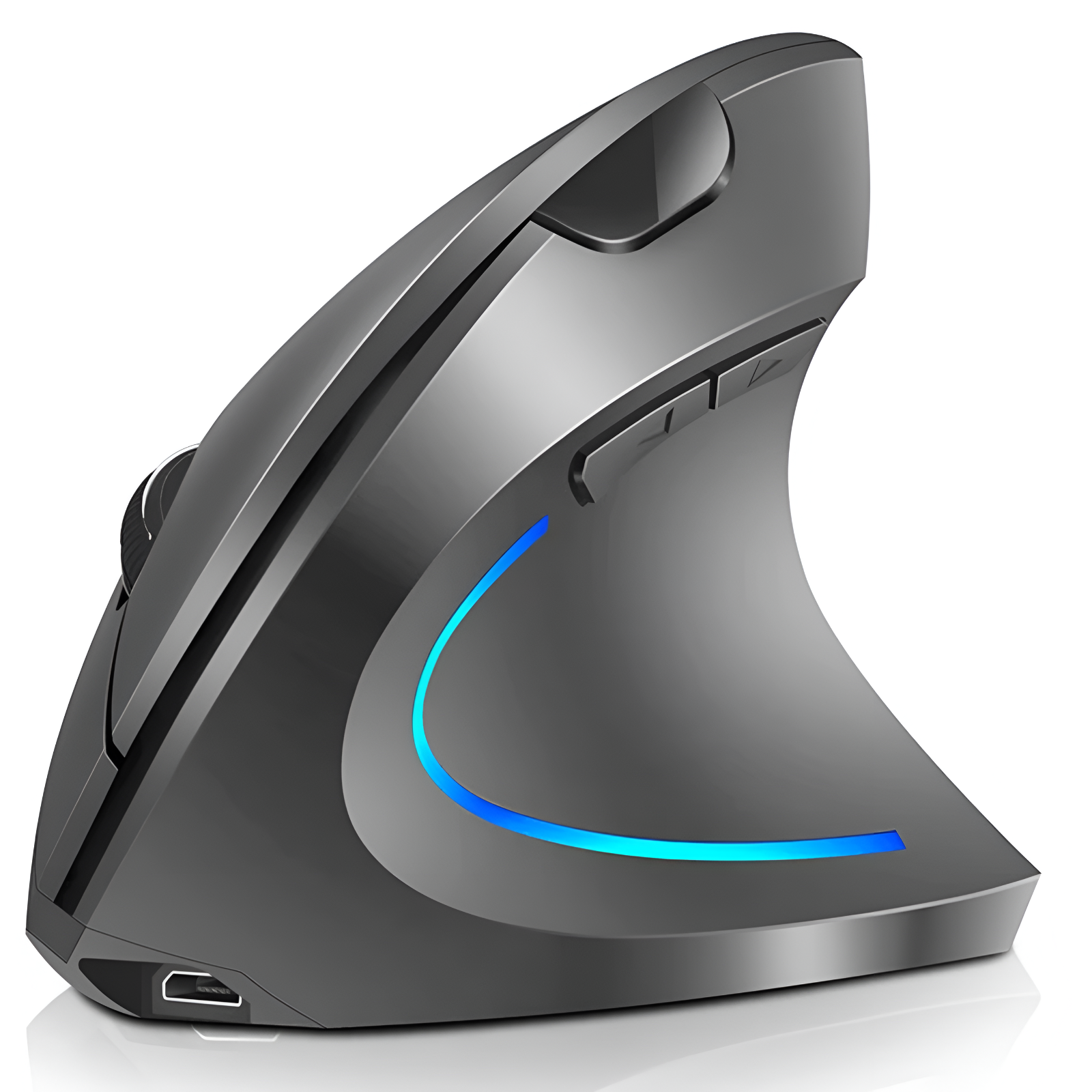Mouse Vertical Inalámbrico Ergonómico Recargable 2.4 Ghz Pro