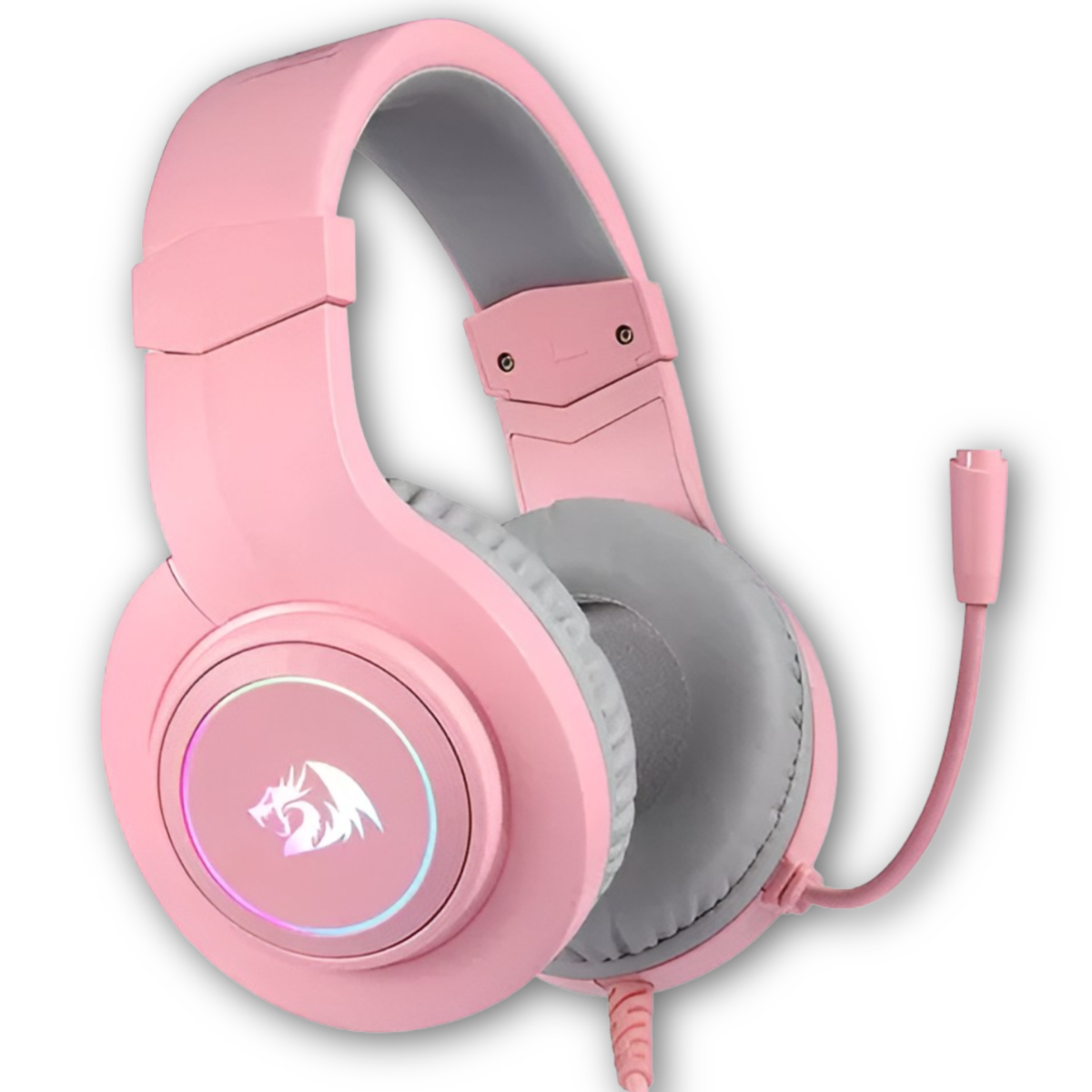 Audífonos Gamer Rosados Multiplataforma Redragon Hylas H260P