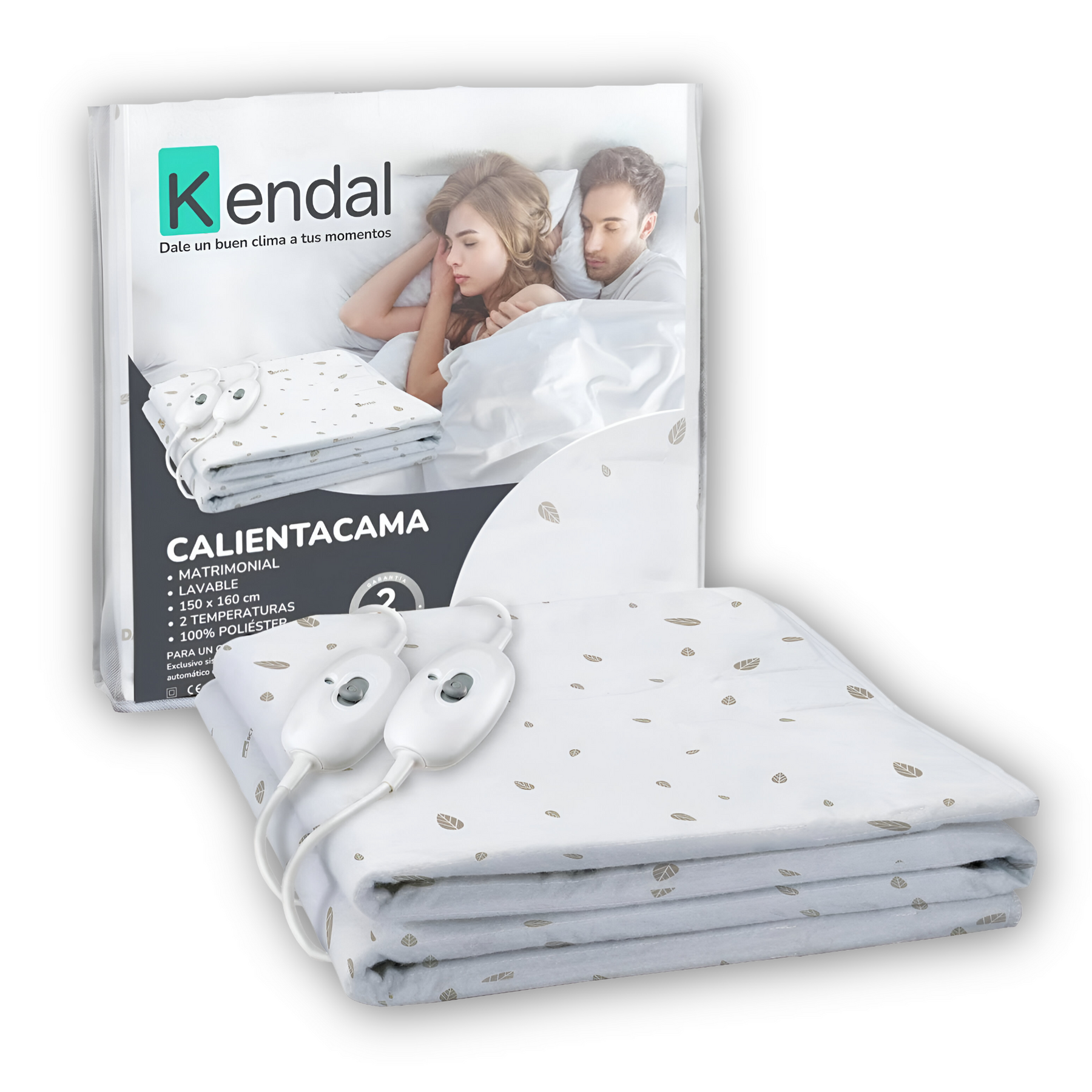 Calienta Camas Kendal 2 Plaza Lavable / 2 Temperaturas / SEC