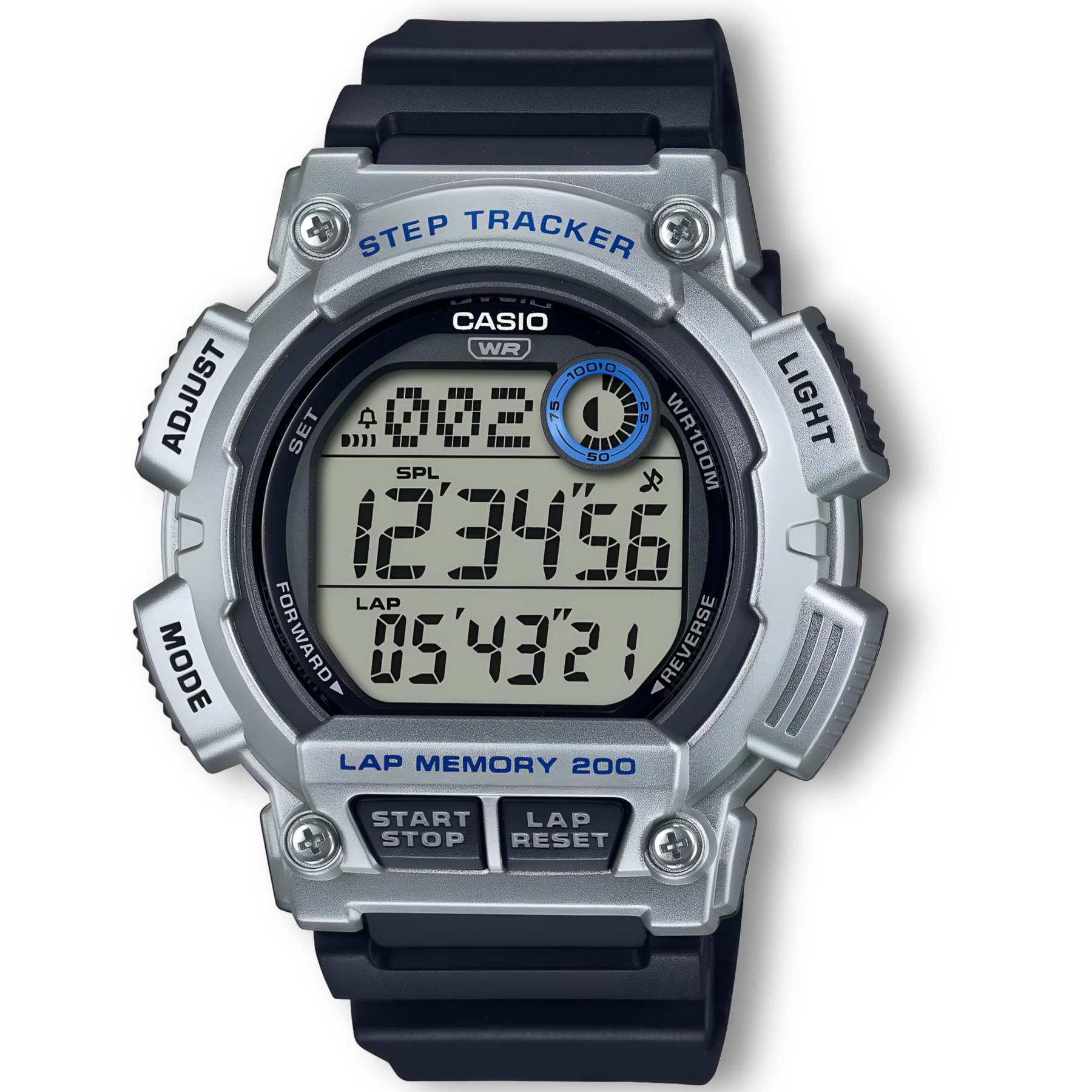 Reloj Casio De Hombre Digital WS-2100H-1A2VDF Grey Edition