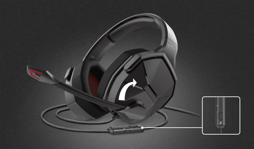 Audifono Gamer Trust Ward Multiplataformas Gxt 4371