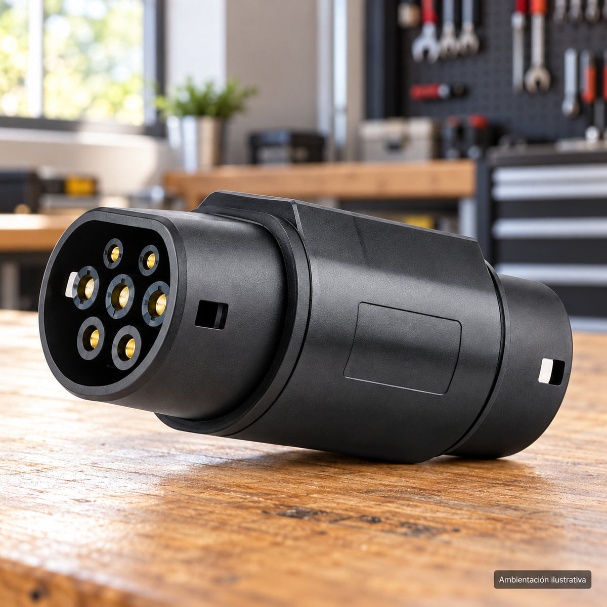 Adaptador Cargador Auto Eléctrico GB/T a Tipo 2 22kW
