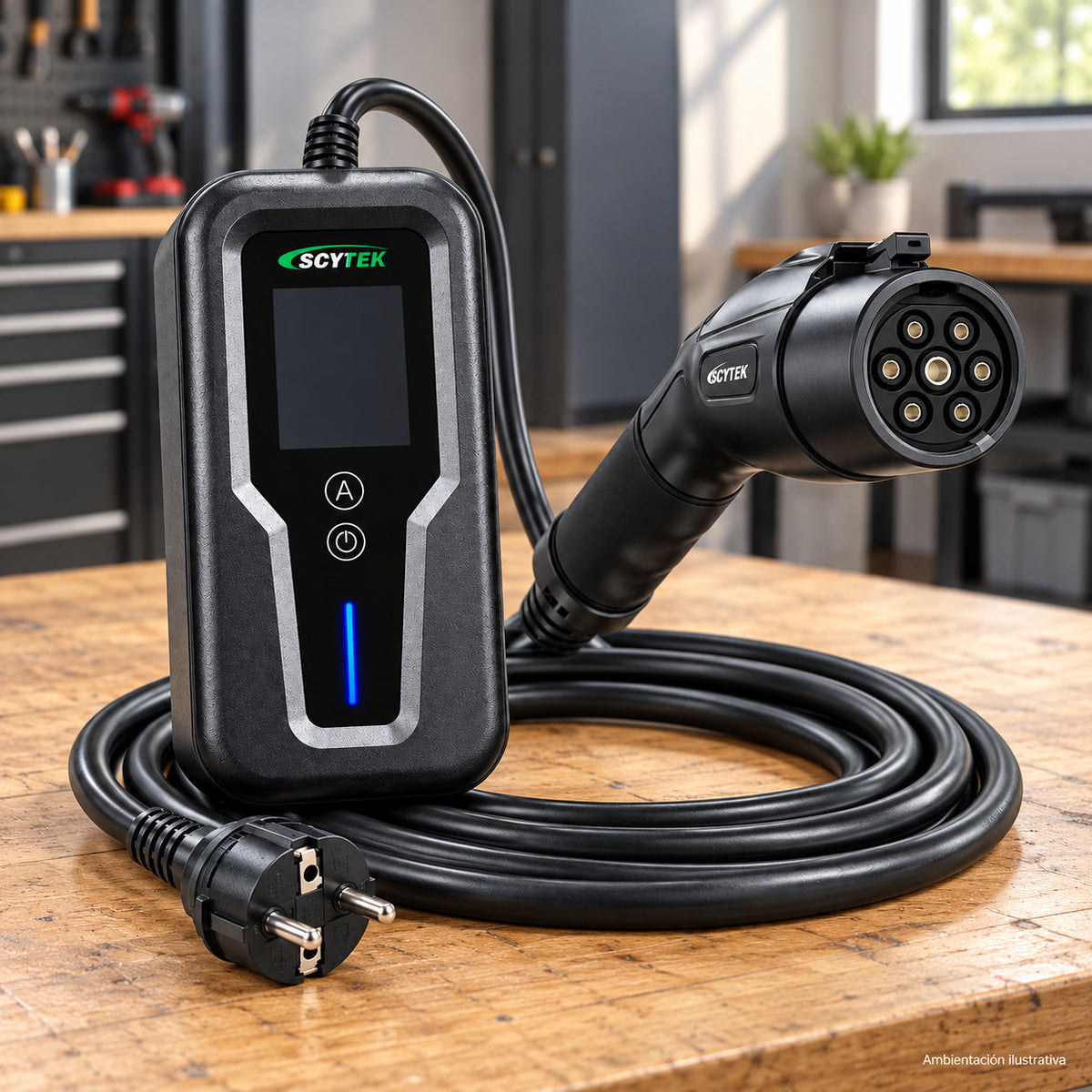 Cargador Auto Eléctrico Portátil GB/T 3,5kW 16A