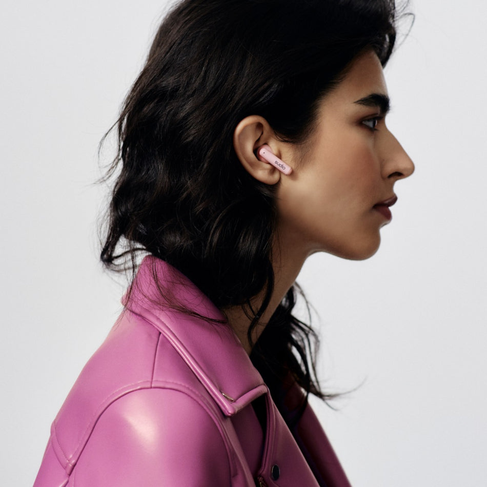 Audífonos Sudio Premium Line Earphones A1 TWS MIDNIGHT PINK