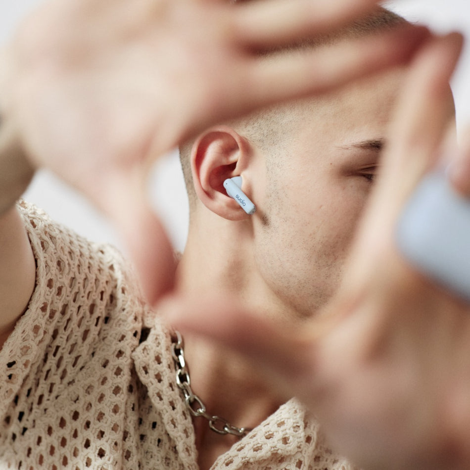 Audífonos Sudio Premium Line Earphones A1 TWS MIDNIGHT BLUE