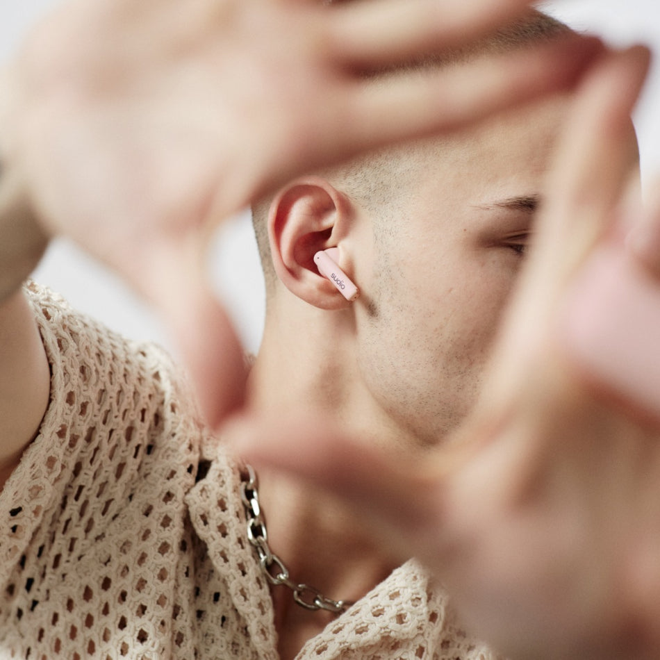 Audífonos Sudio Premium Line Earphones A1 TWS MIDNIGHT PINK