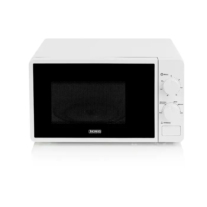 Microondas Thomas 18 Litros Blanco 700W De Potencia