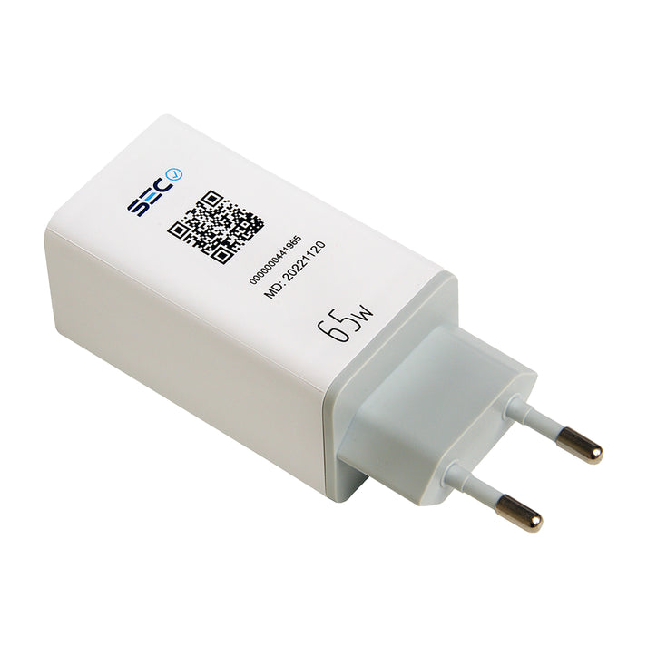 Cargador Power Delivery 65W Ultra Rápido Multi Puertos SEC