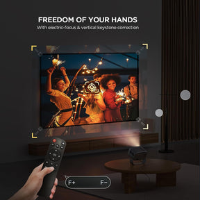 Proyector Funfoox MY Android 9 + Miracast HD 150” LED 4500LM