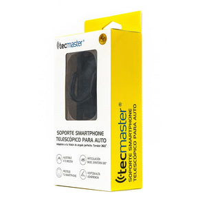 Soporte de Auto para Smartphone con Brazo Telescópico Vidrio