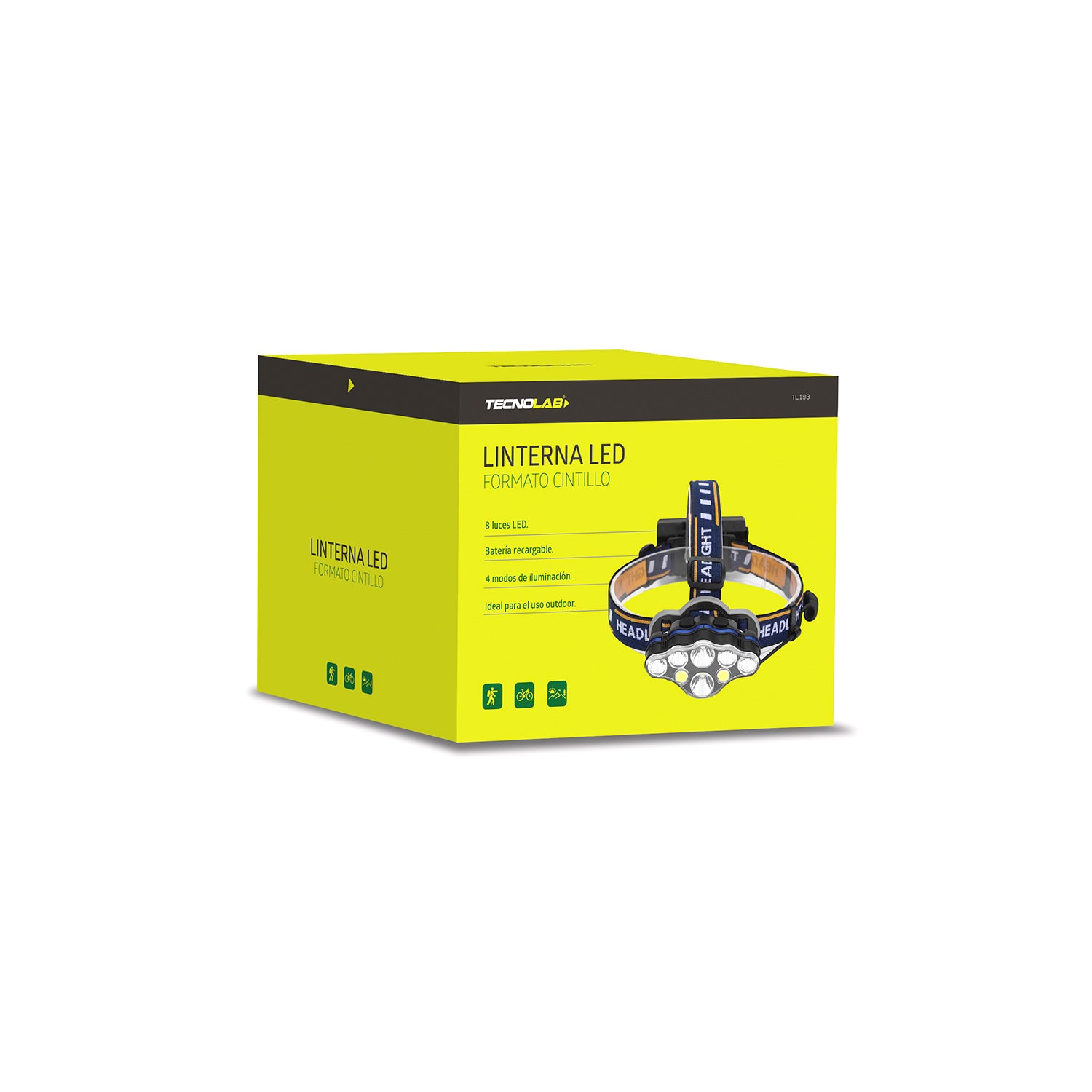 Linterna de Cabeza Led con Cintillo Outdoor Profesional L304