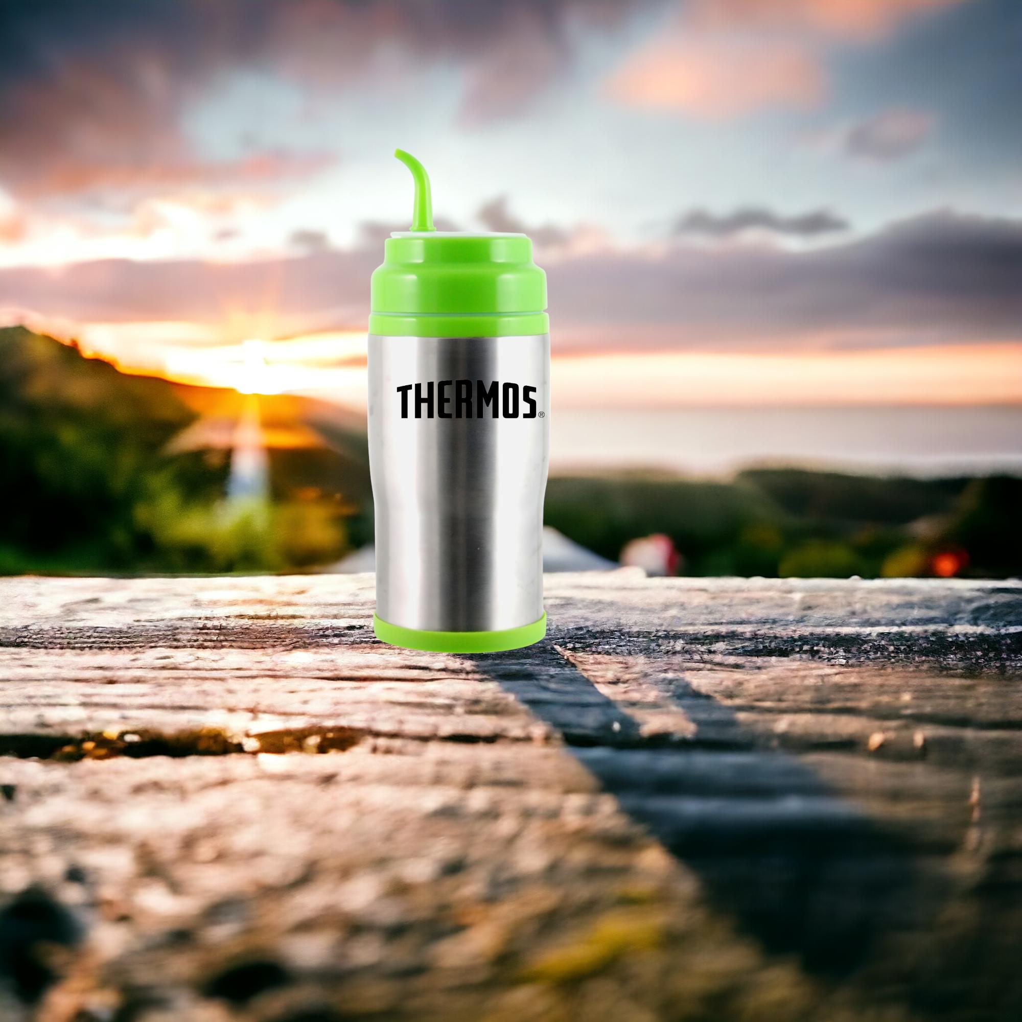 Termo Para Mate & Café de Acero Inoxidable 450ML - Verde